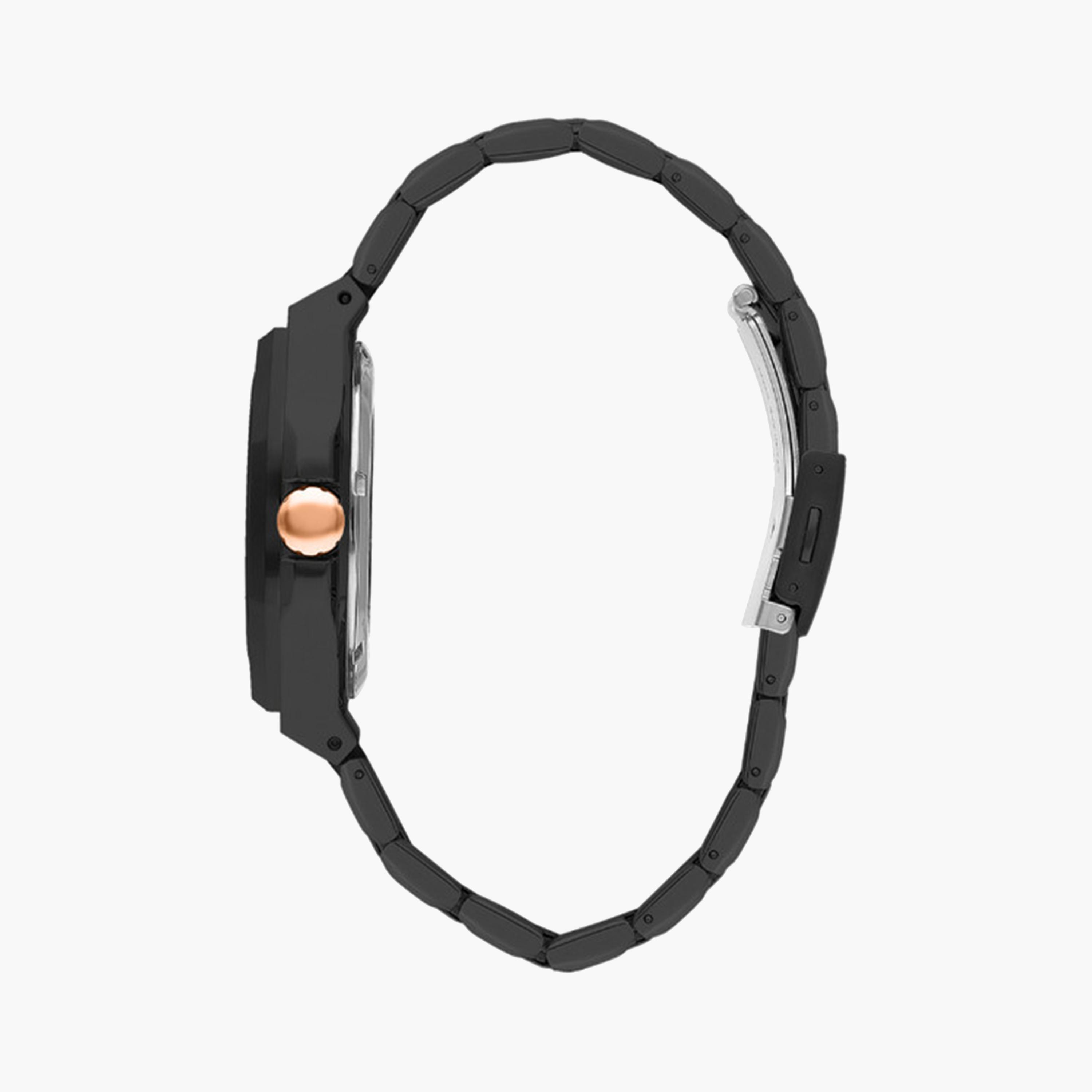 Lee Cooper Men's 43 MM Black Automatic Metal Strap Watch | LC07977.650-men-watchesandjewellery-watches-image-2