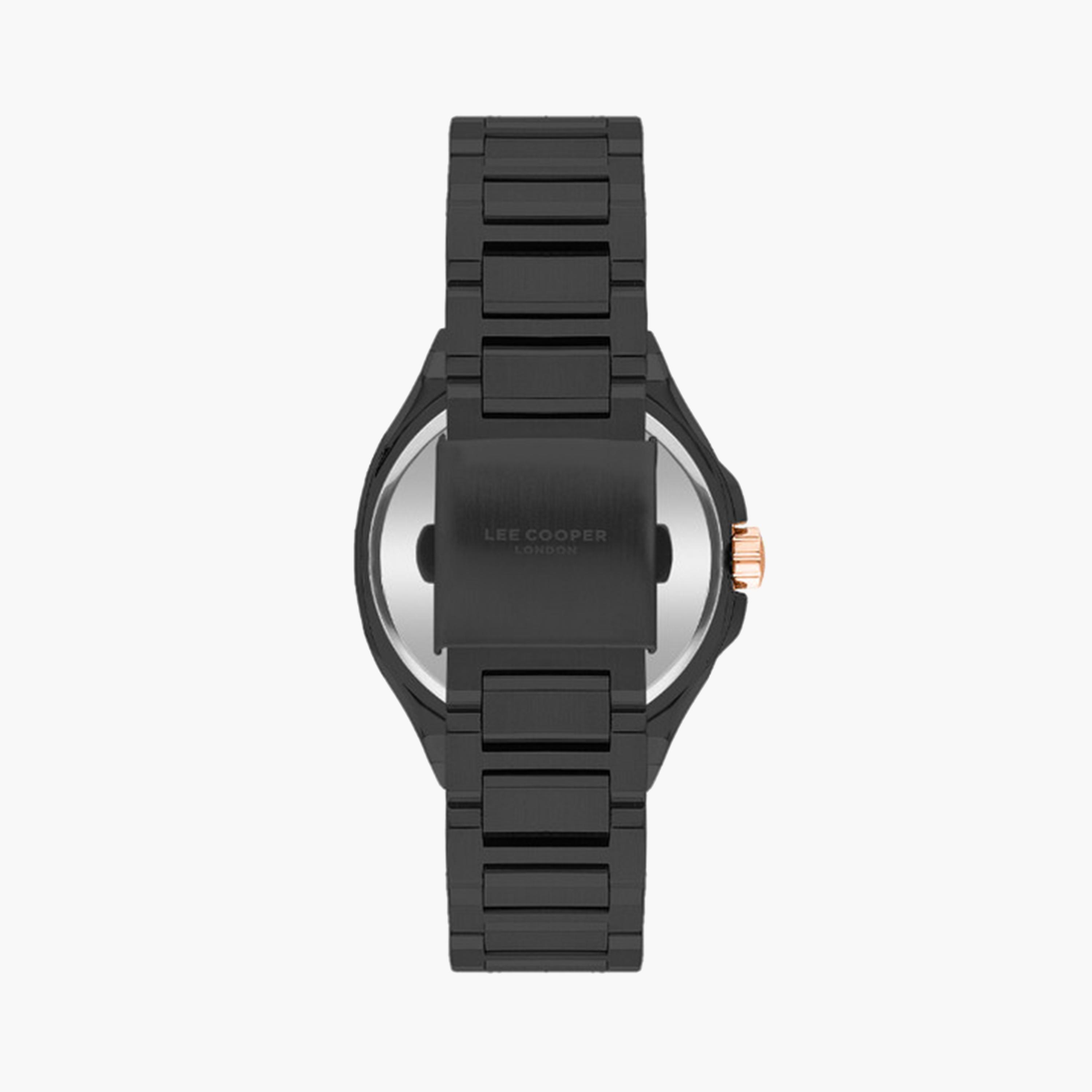 Lee Cooper Men's 43 MM Black Automatic Metal Strap Watch | LC07977.650-men-watchesandjewellery-watches-image-3