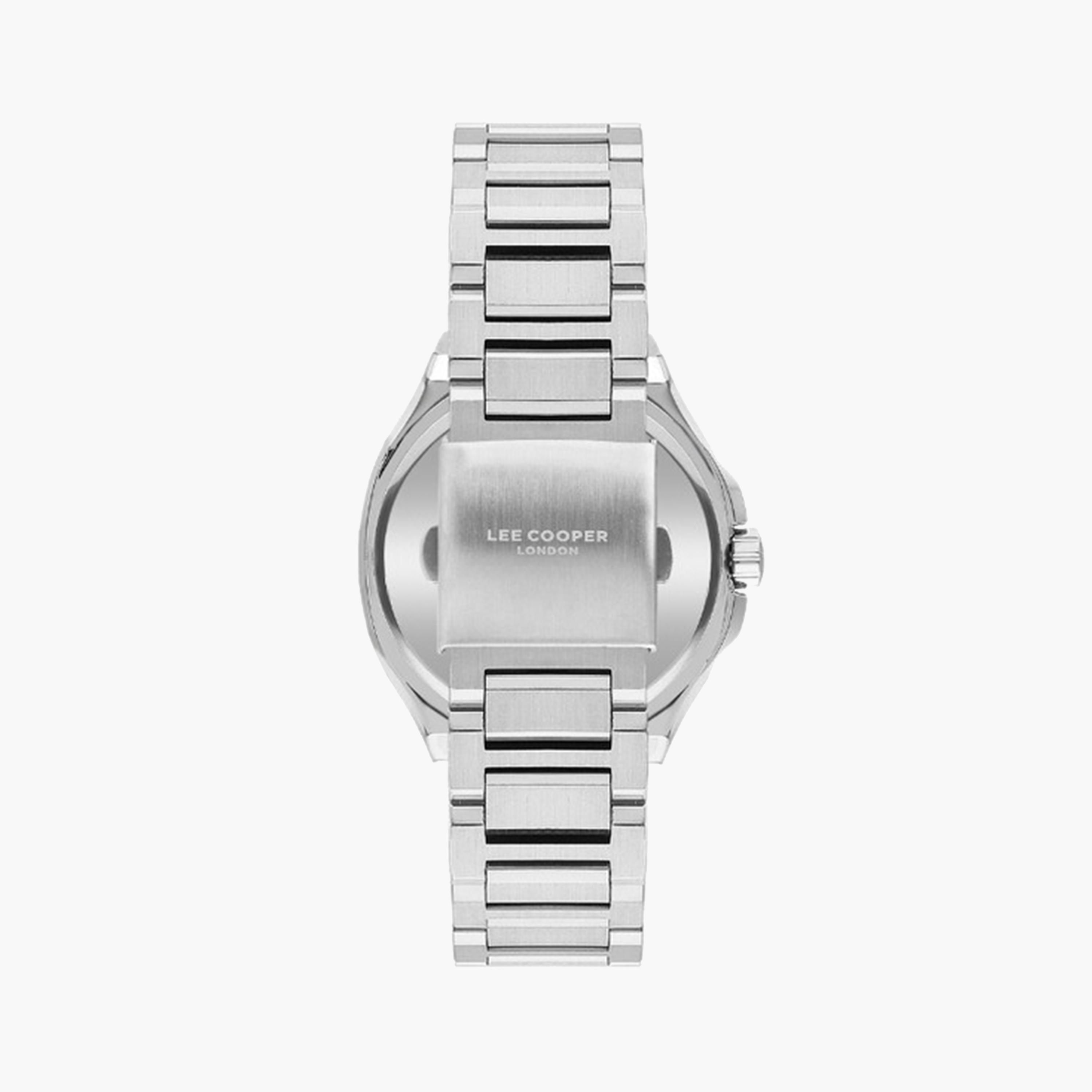 لي كوبر- ساعة اوتوماتيكية للرجال 43 ملم فضية بحزام معدني | LC07977.370-men-watchesandjewellery-watches-image-2