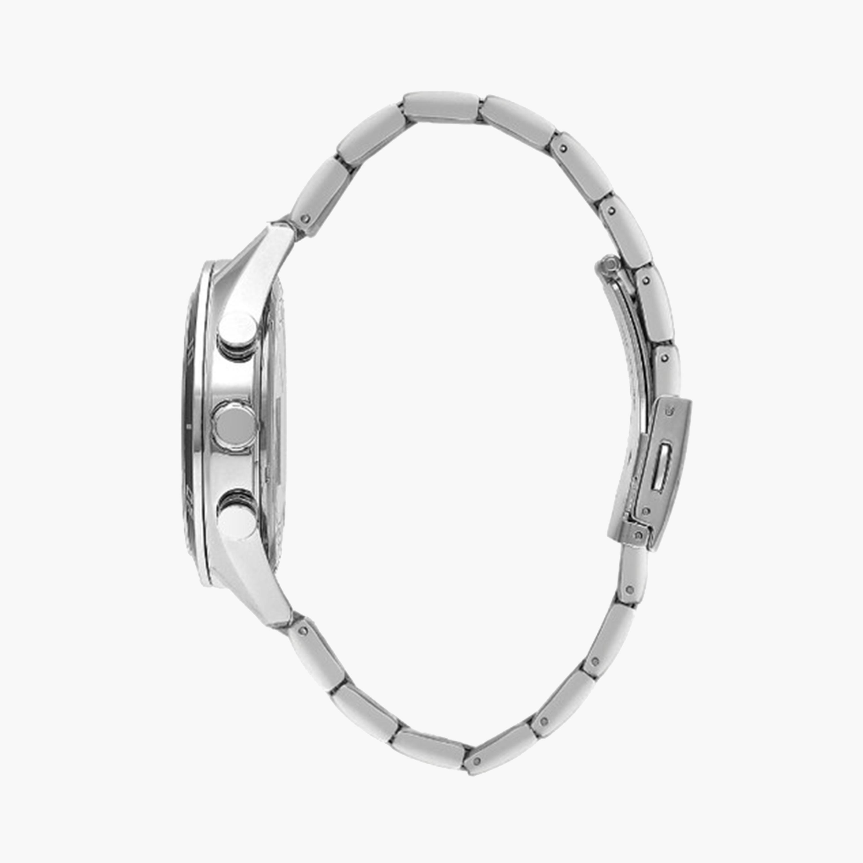 لي كوبر- ساعة كرونوغراف للرجال 44 مم فضية بحزام معدني | LC07948.350-men-watchesandjewellery-watches-image-2