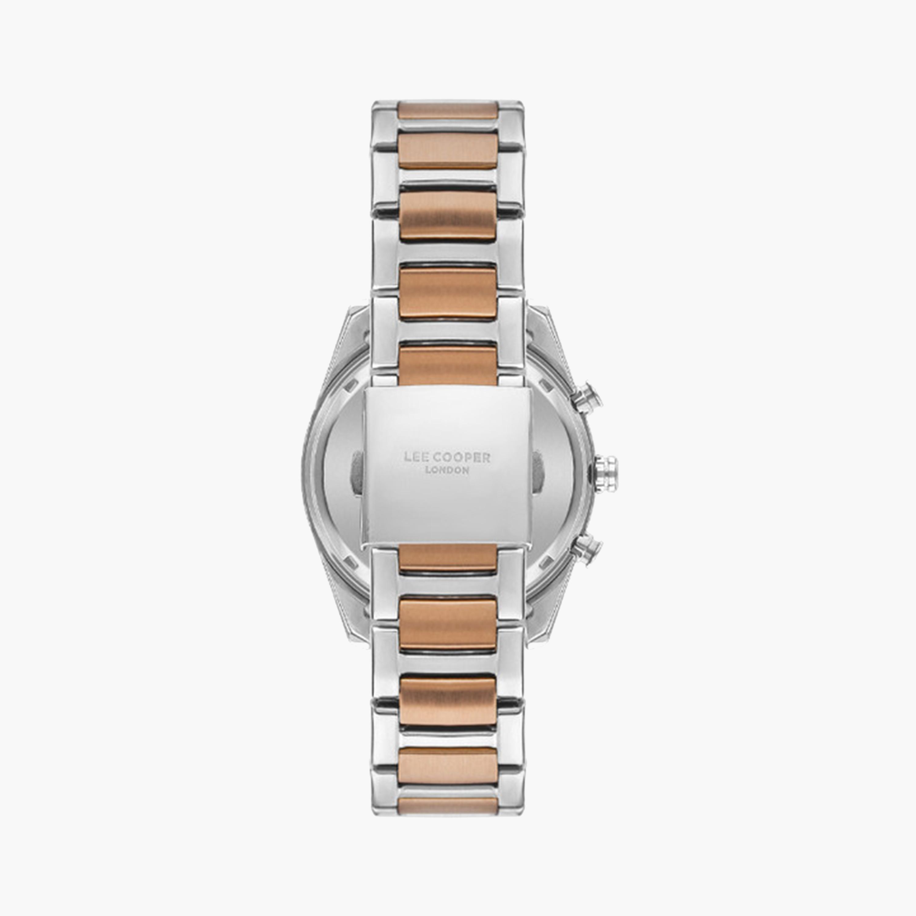 لي كوبر- ساعة كرونوغراف للرجال 44 ملم فضية بحزام معدني | LC07948.590-men-watchesandjewellery-watches-image-3
