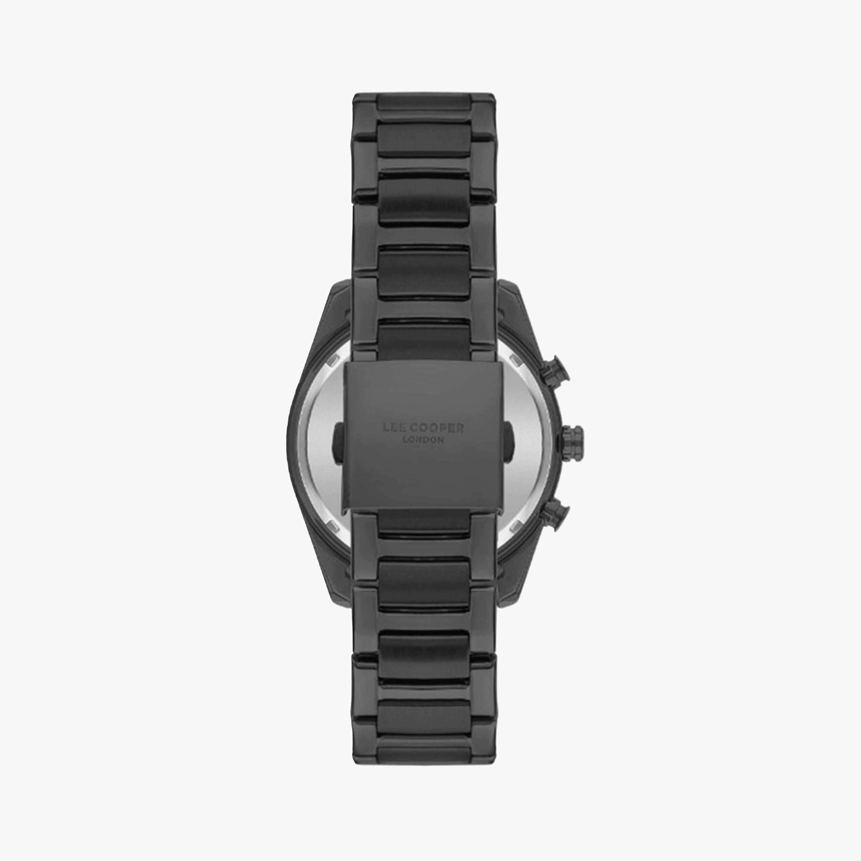 Lee Cooper Men's 44 MM Grey Chronograph Metal Strap Watch | LC07948.060-men-watchesandjewellery-watches-image-3