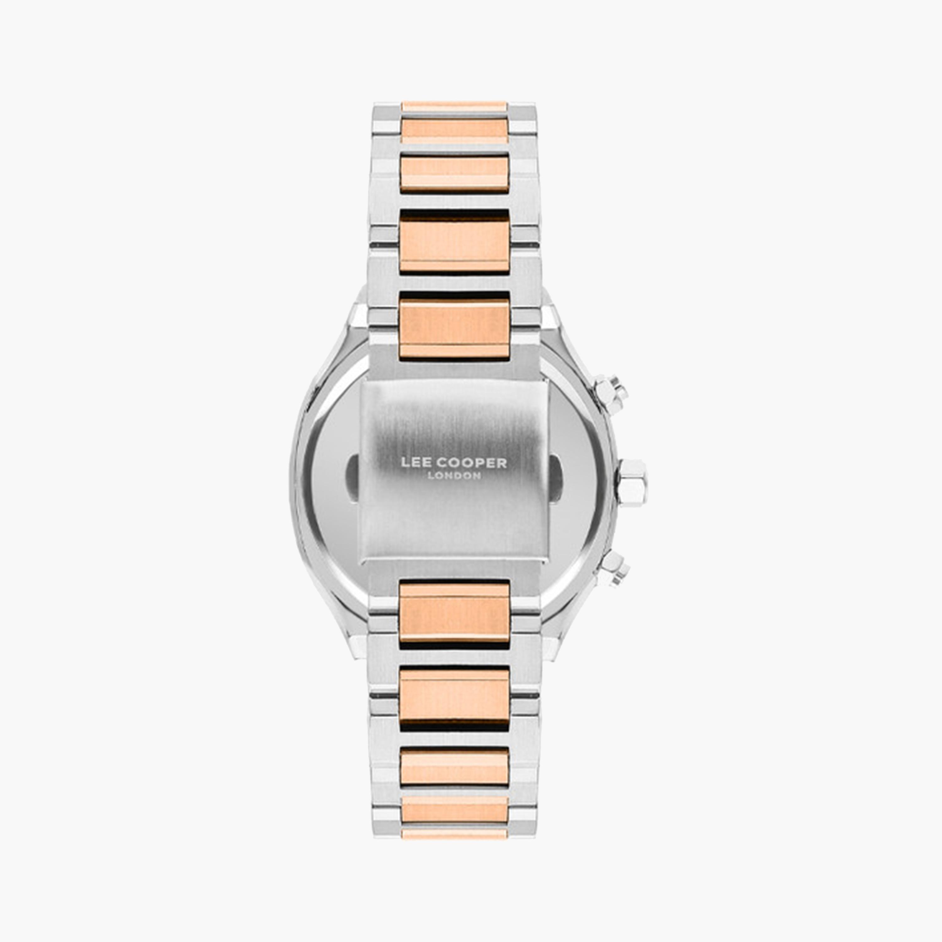 لي كوبر- ساعة كرونوغراف للرجال 43 ملم فضية بحزام معدني | LC07959.540-men-watchesandjewellery-watches-image-2