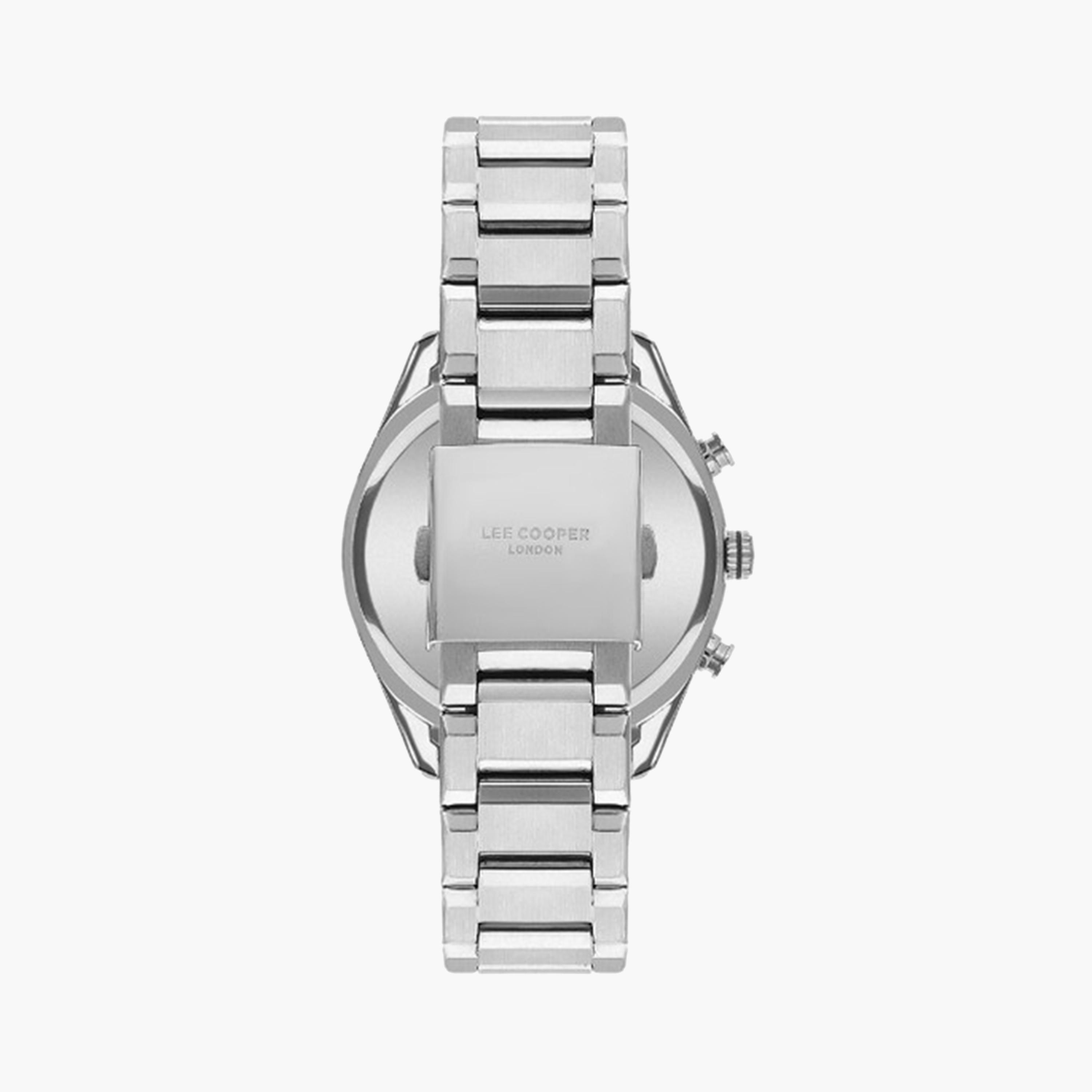 لي كوبر- ساعة كرونوغراف للرجال 45 ملم فضية بسوار معدني | LC07947.350-men-watchesandjewellery-watches-image-2