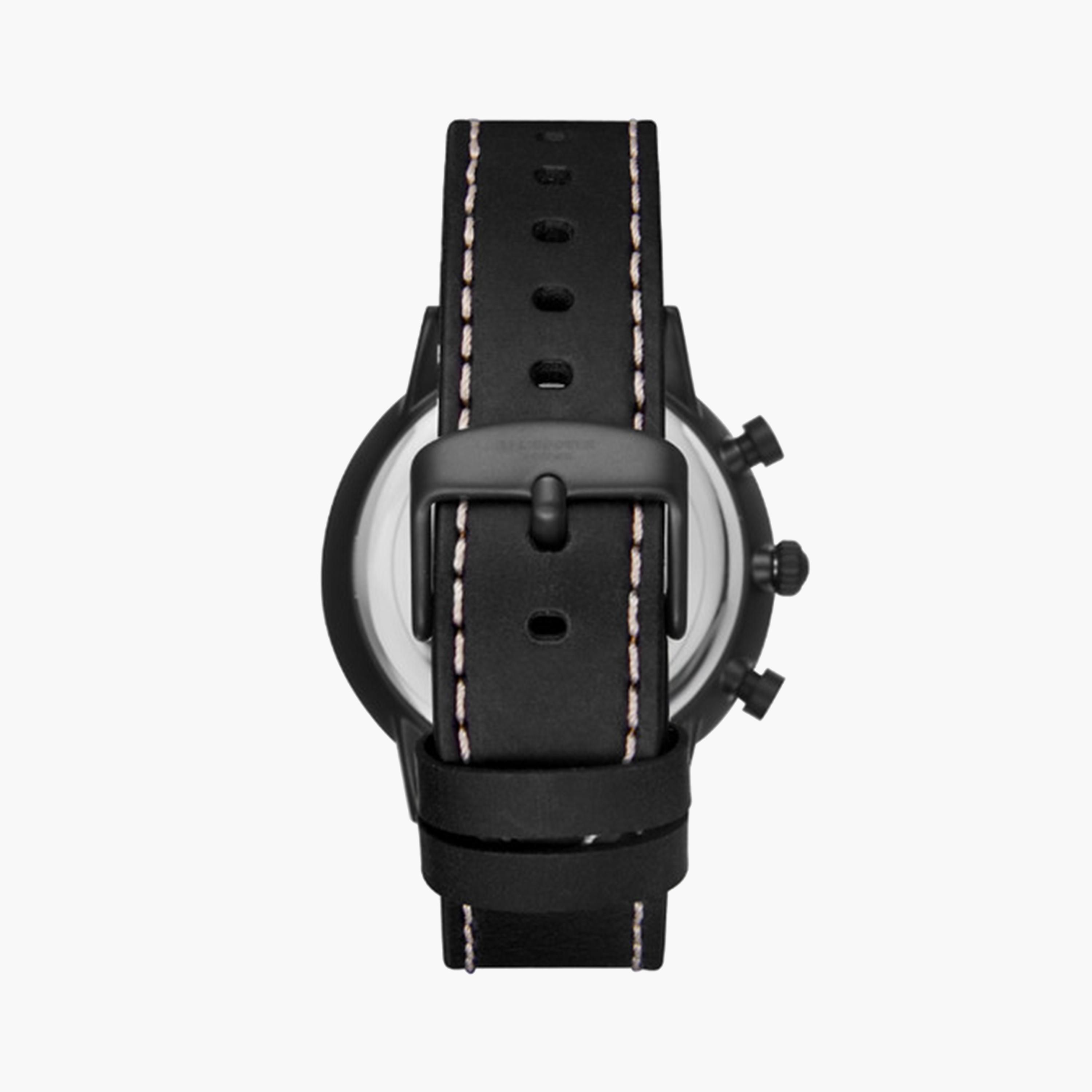 لي كوبر- ساعة كرونوغراف للرجال 46 ملم أسود بحزام جلدي | LC07943.651-men-watchesandjewellery-watches-image-4