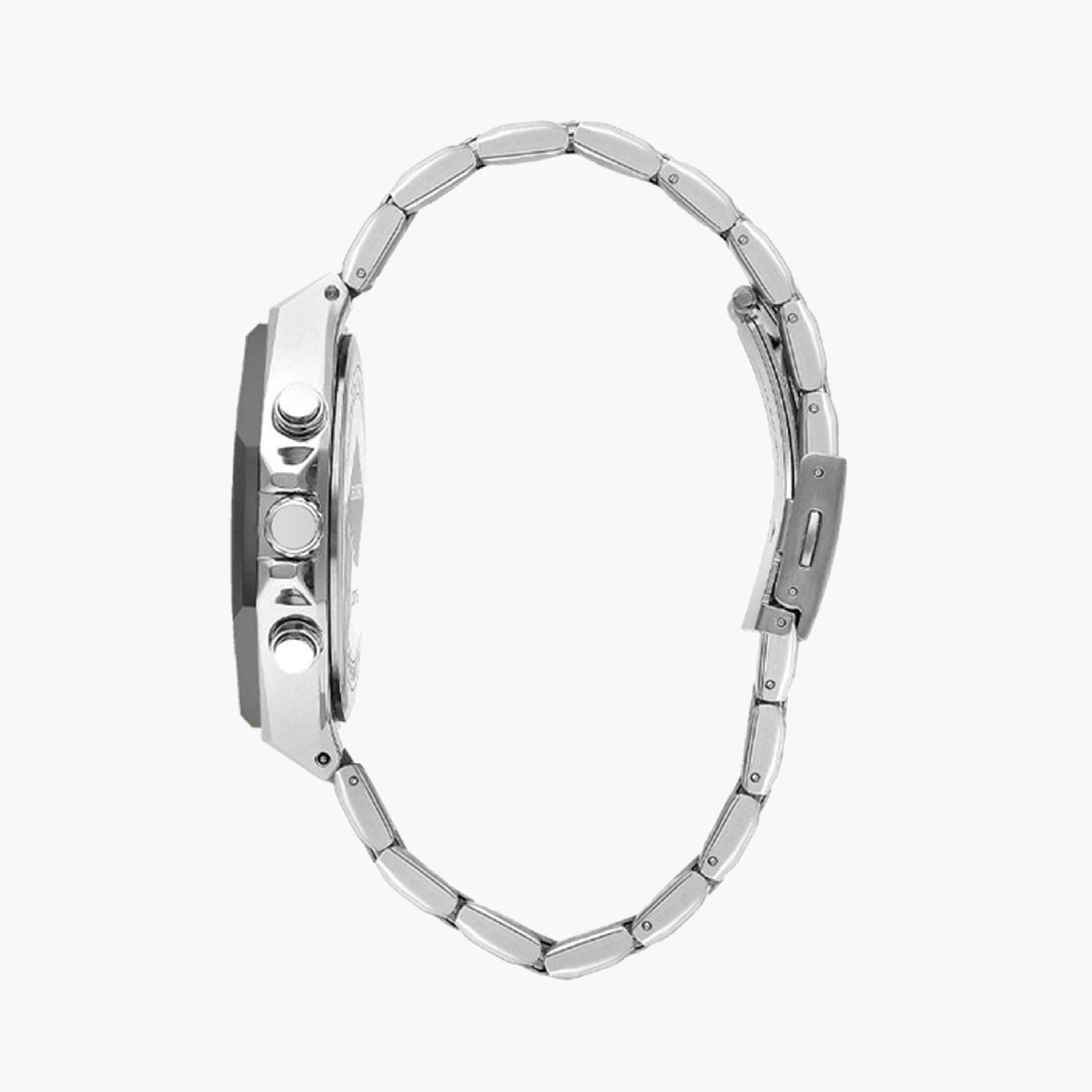 Lee Cooper Men's 44 MM Silver Chronograph Metal Strap Watch | LC07971.360-men-watchesandjewellery-watches-image-2