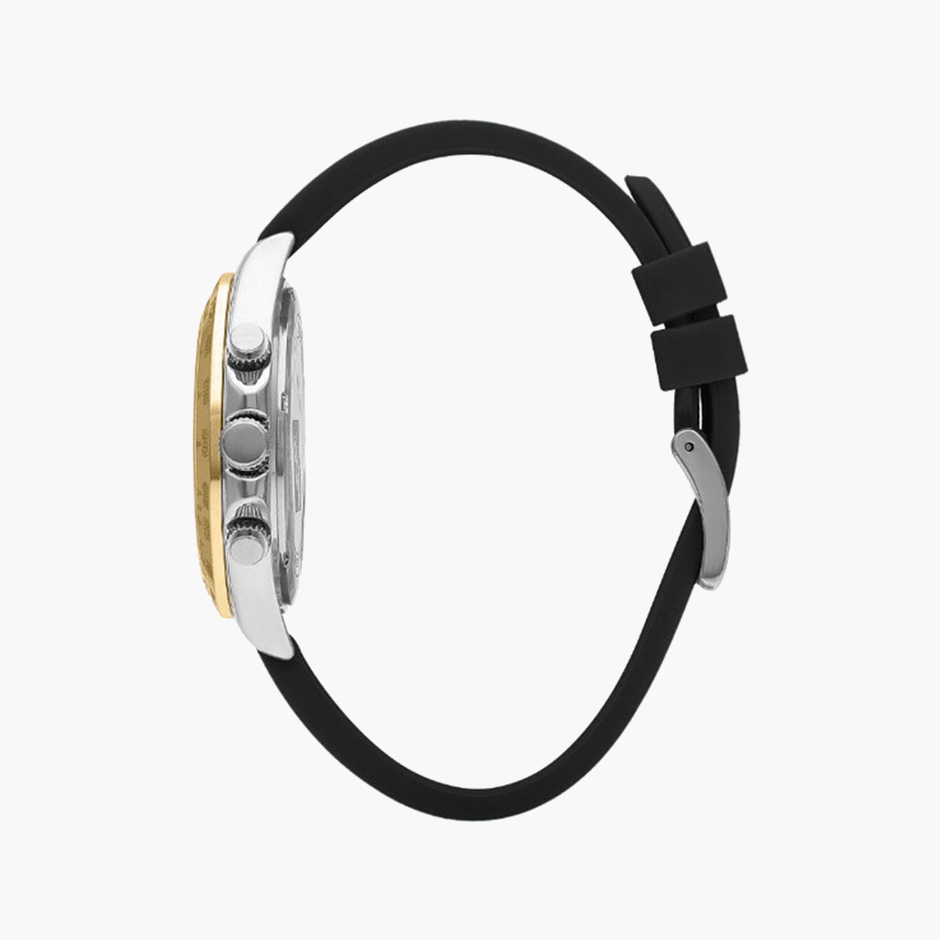 لي كوبر- ساعة كرونوغراف للرجال 42 مم سوداء بحزام سيليكون | LC07964.211-men-watchesandjewellery-watches-image-2