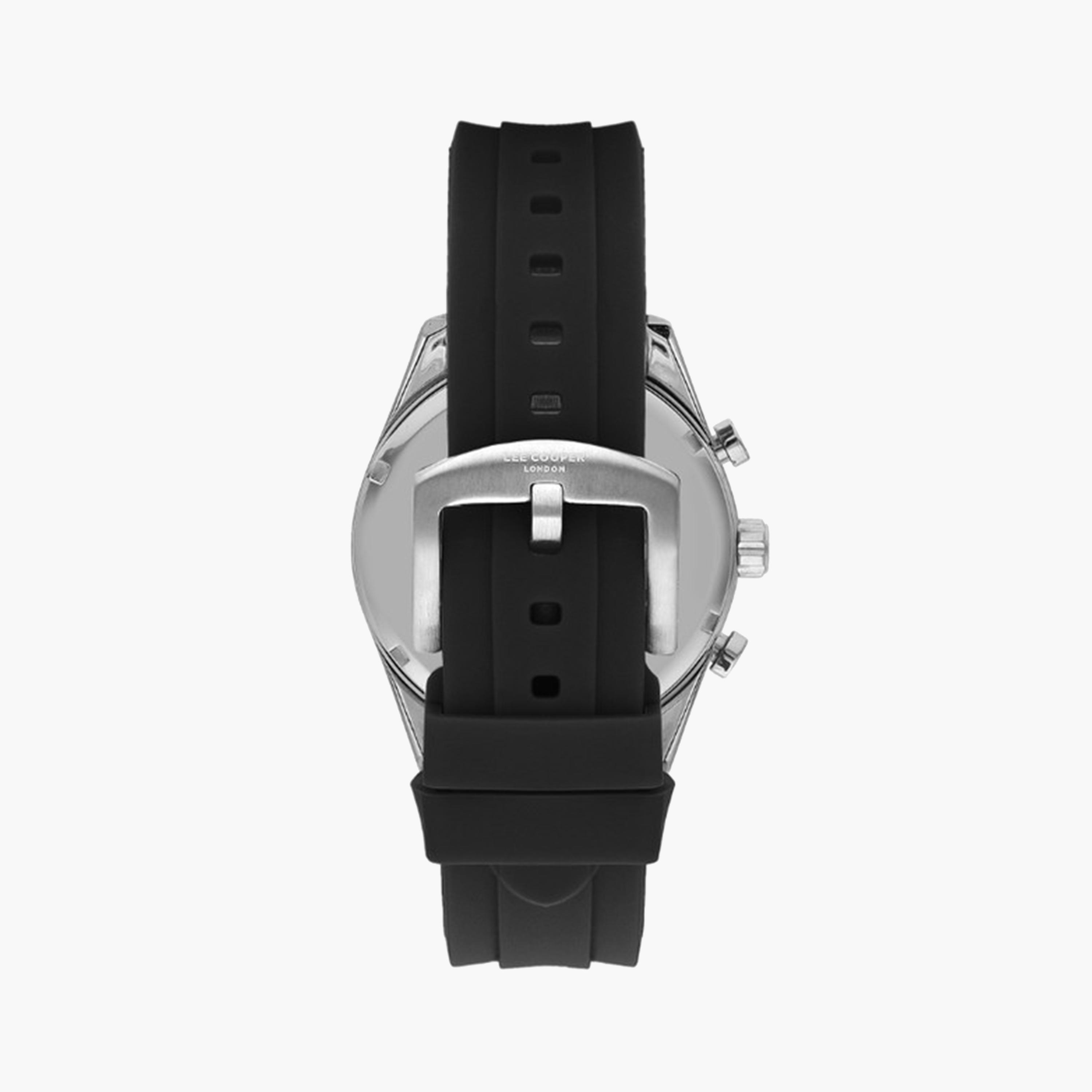 لي كوبر- ساعة كرونوغراف للرجال 44 ملم أسود بحزام سيليكون | LC07987.351-men-watchesandjewellery-watches-image-3