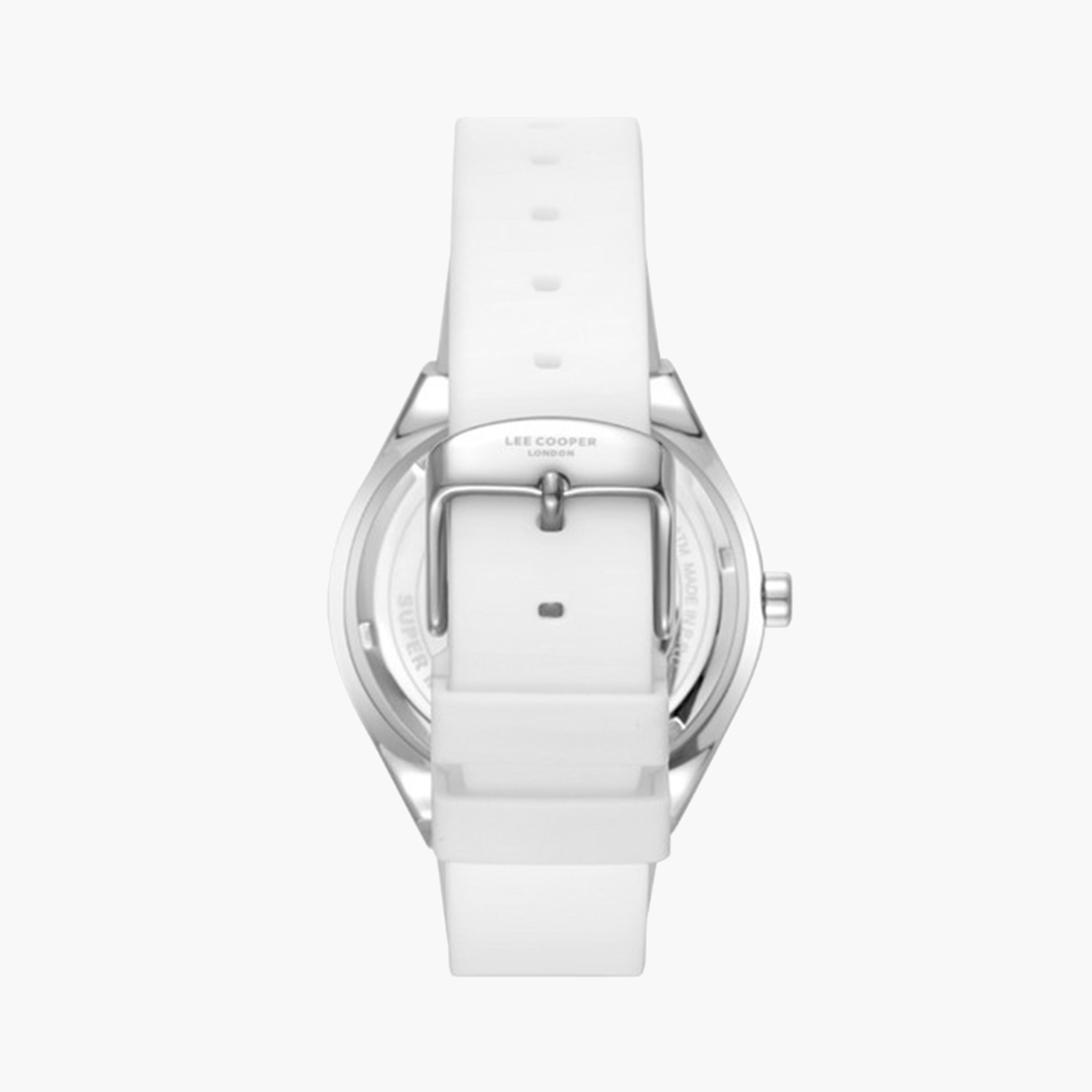 لي كوبر- ساعة تناظرية للرجال 43 ملم أبيض بحزام جلدي | LC07936.336-men-watchesandjewellery-watches-image-4