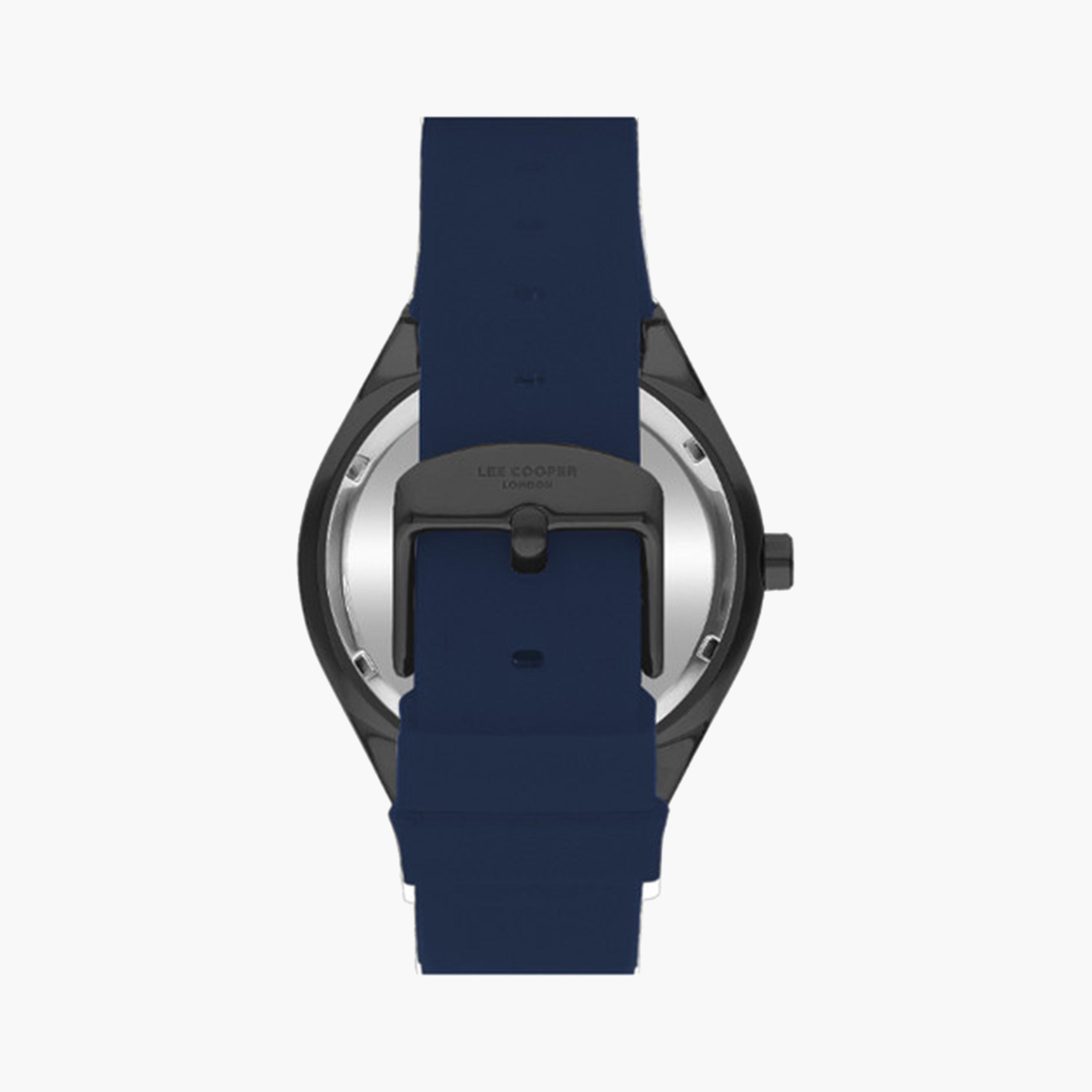 Lee Cooper Men's 43 MM Blue Analog Leather Strap Watch | LC07936.699-men-watchesandjewellery-watches-image-3