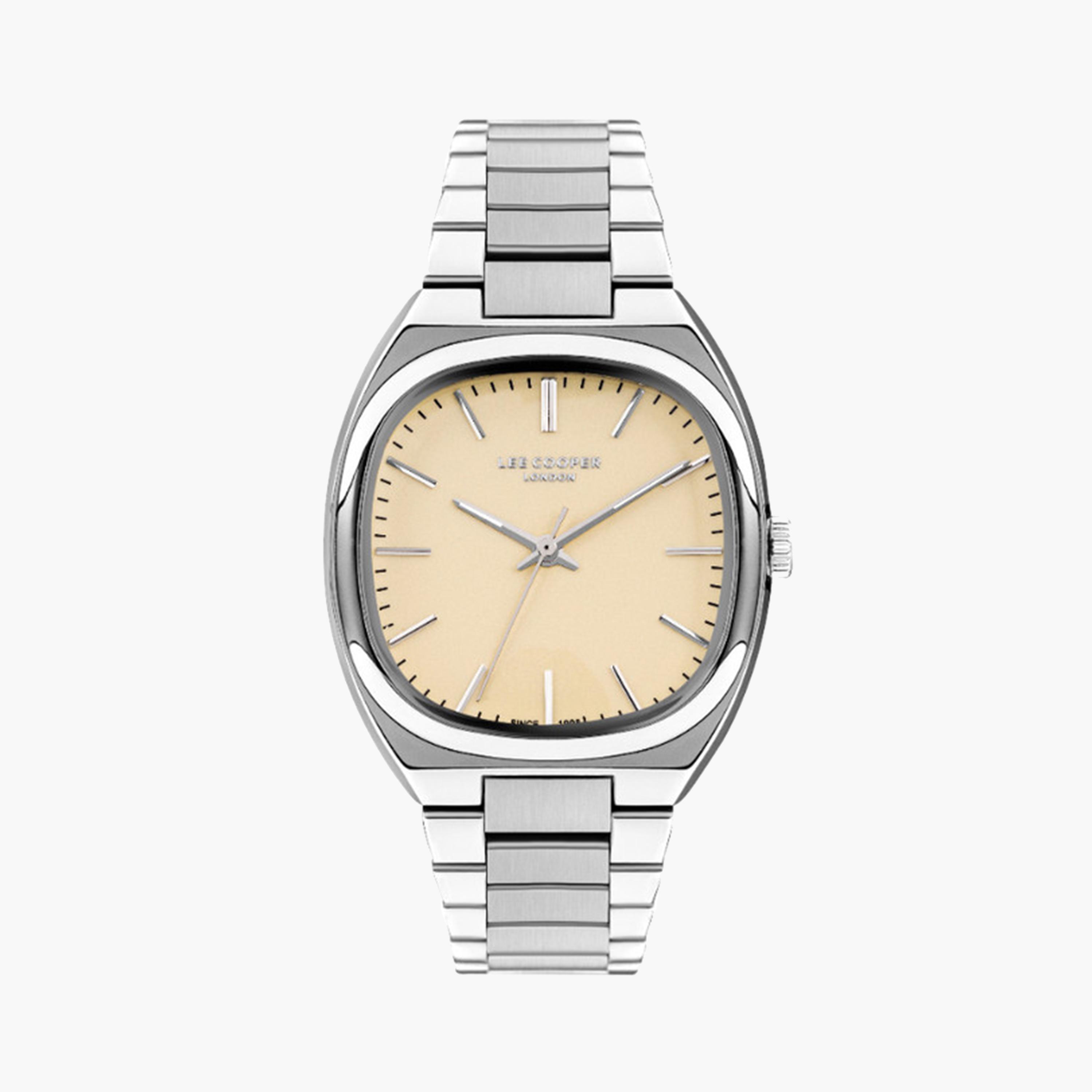Lee Cooper Men's 43 MM Silver Analog Metal Strap Watch | LC07938.310-men-watchesandjewellery-watches-image-1