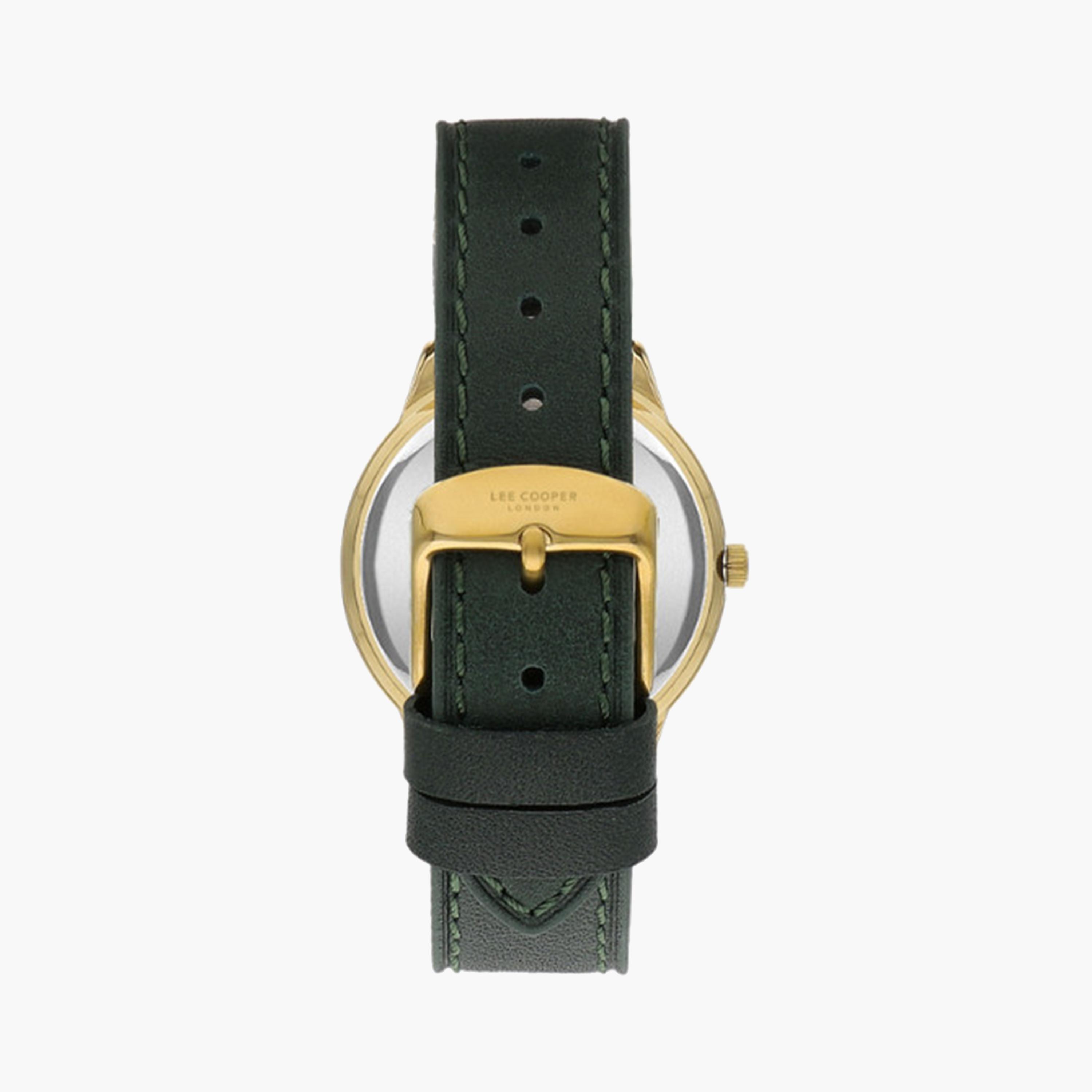 لي كوبر- ساعة تناظرية للنساء بسوار جلدي 36 مم باللون الأخضر | LC07932.177-women-watchesandjewellery-watches-image-3