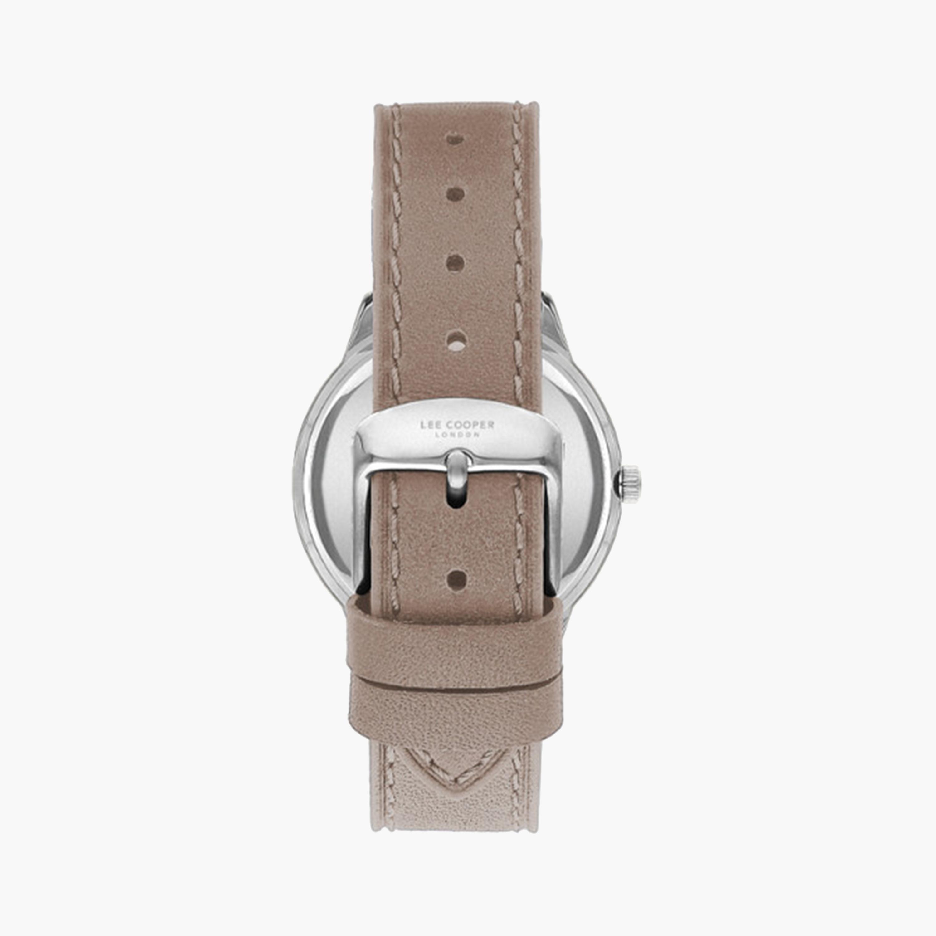 لي كوبر- ساعة تناظرية للنساء بسوار جلدي 36 مم باللون البيج | LC07932.344-women-watchesandjewellery-watches-image-3
