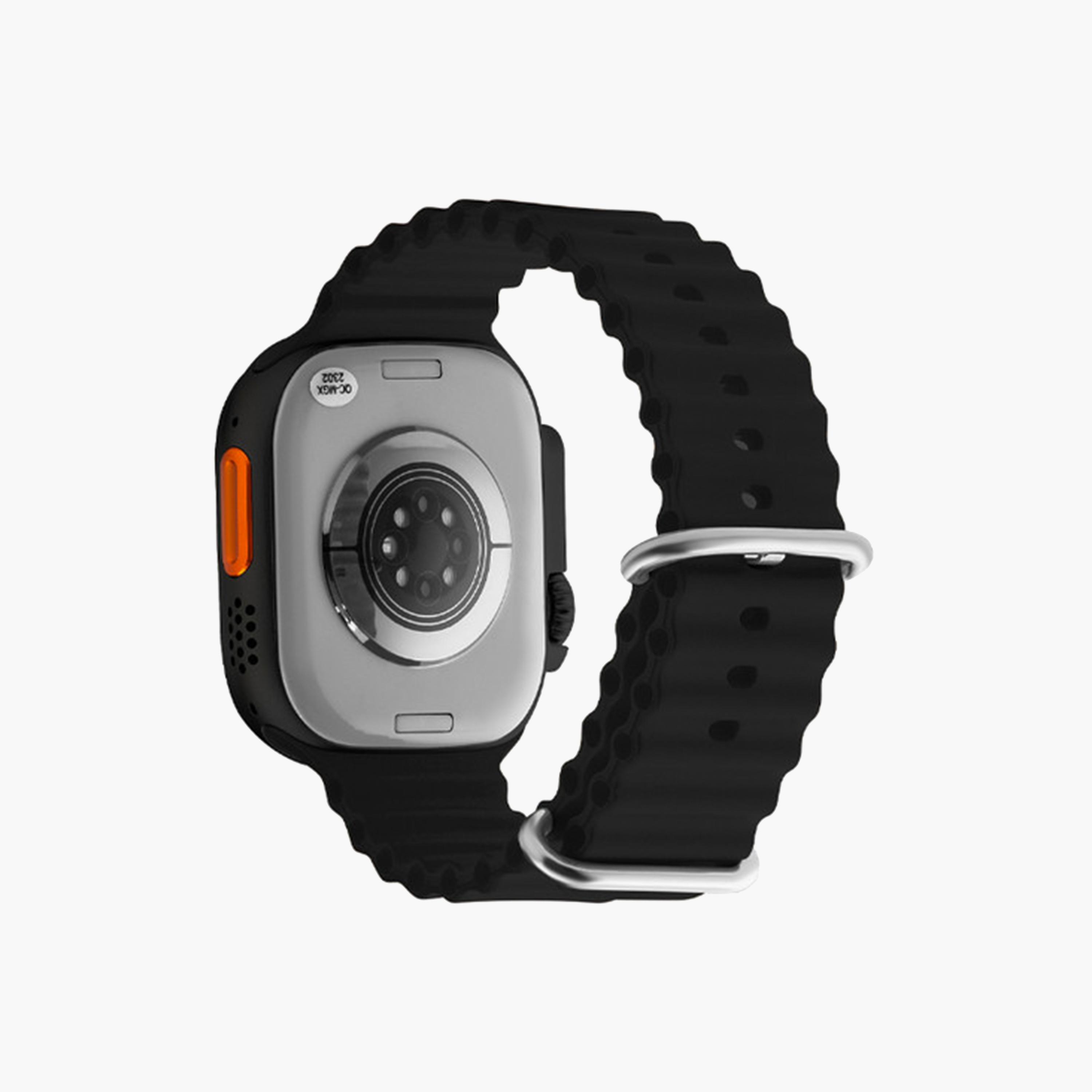 Lee Cooper Black Silicone Strap Smart Watch | LC.SM.3.08-electronics-smartwatches-image-3