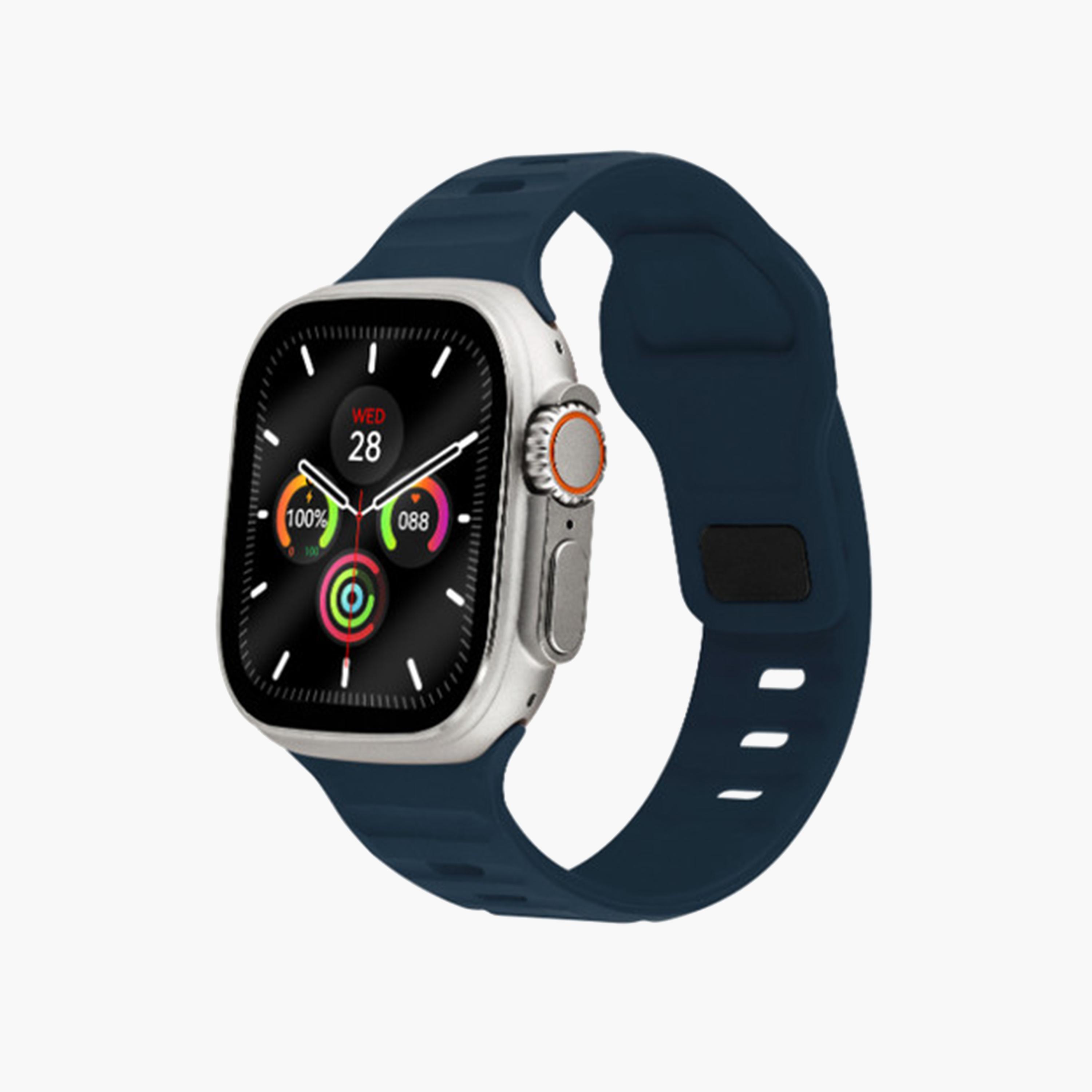 Lee Cooper Blue Silicone Strap Smart Watch | LC.SM.3.03-electronics-smartwatches-image-2