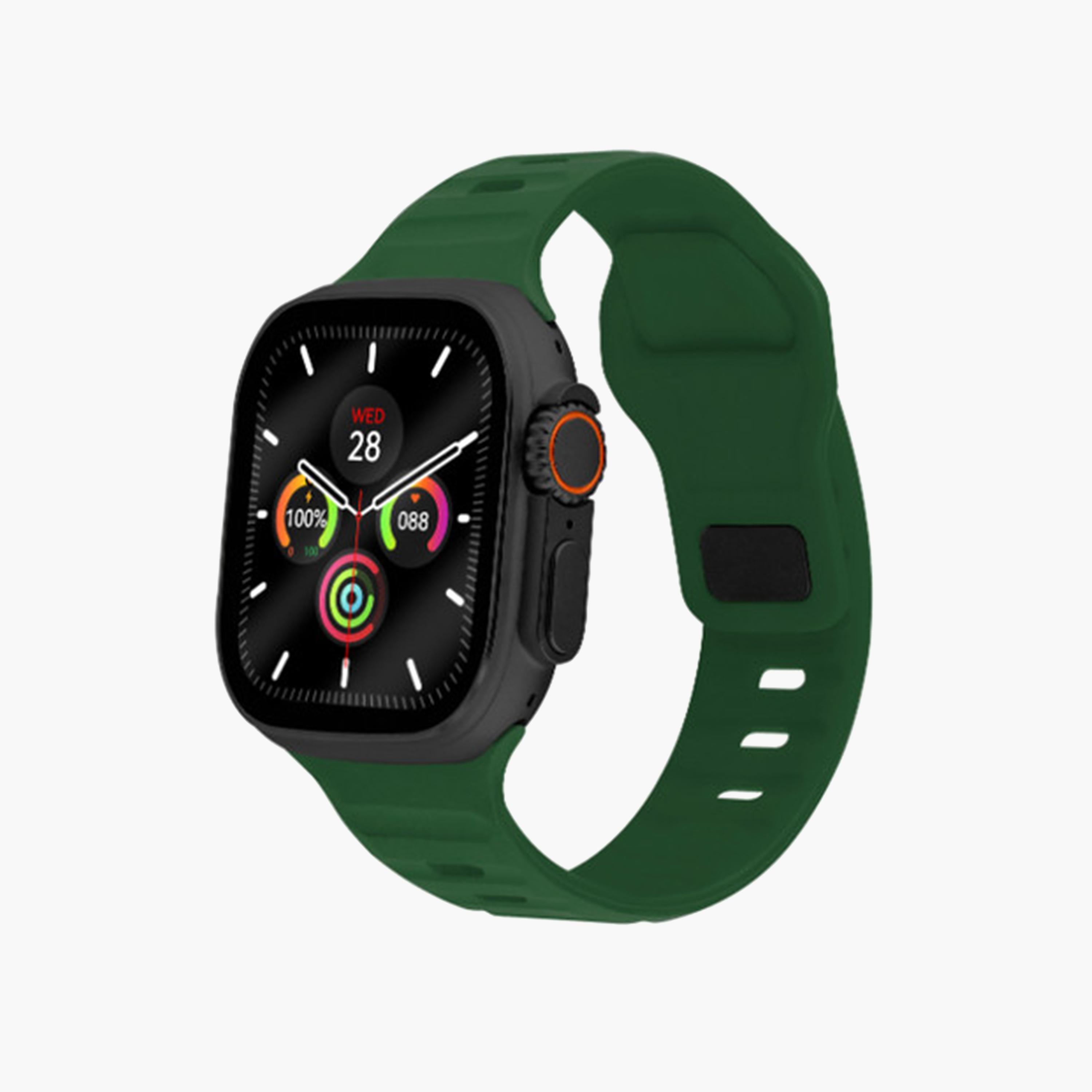 Lee Cooper Green Silicone Strap Smart Watch | LC.SM.3.04-electronics-smartwatches-image-2