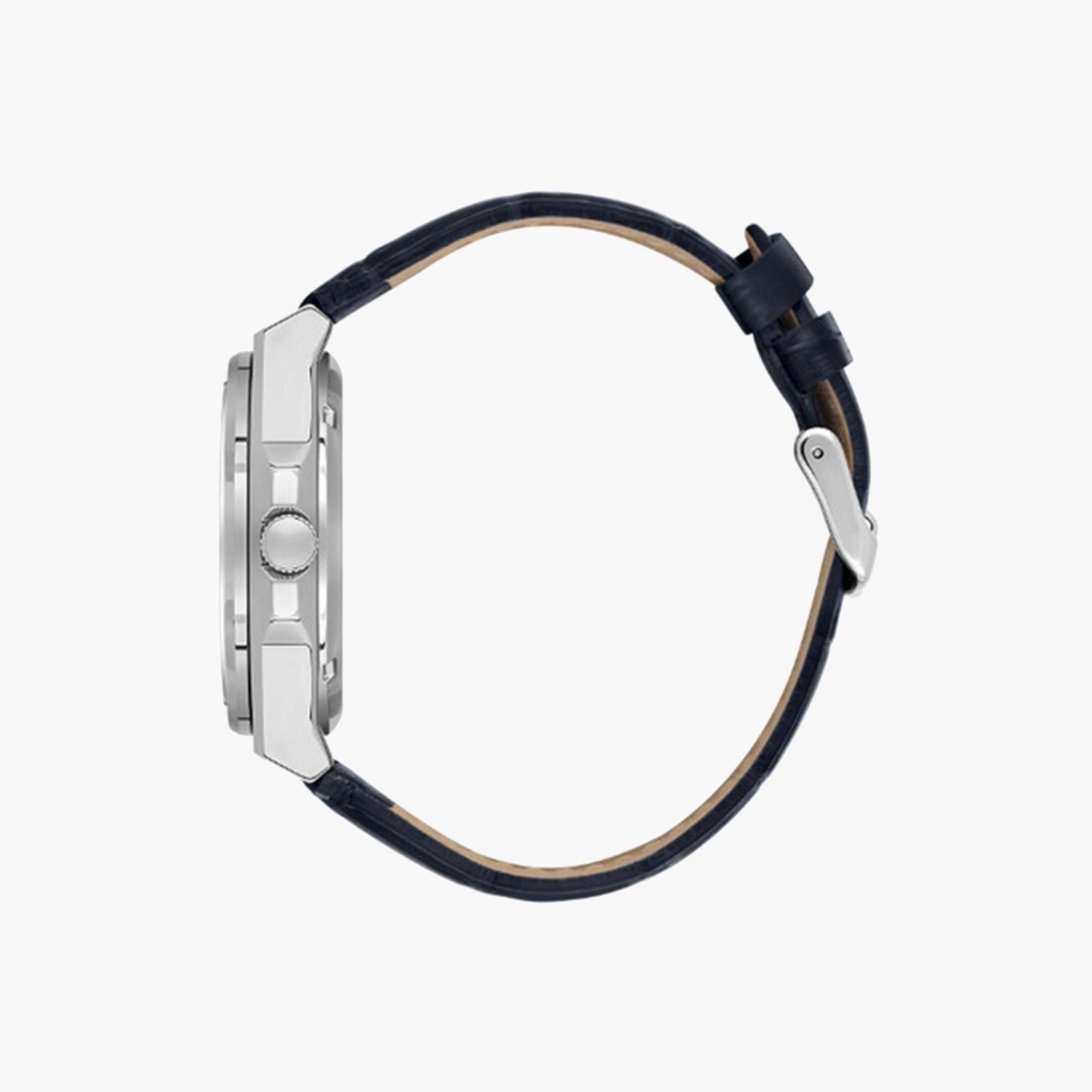 Lee Cooper Men's 43 MM Blue Automatic Leather Strap Watch | LC08050.399-men-watchesandjewellery-watches-image-2