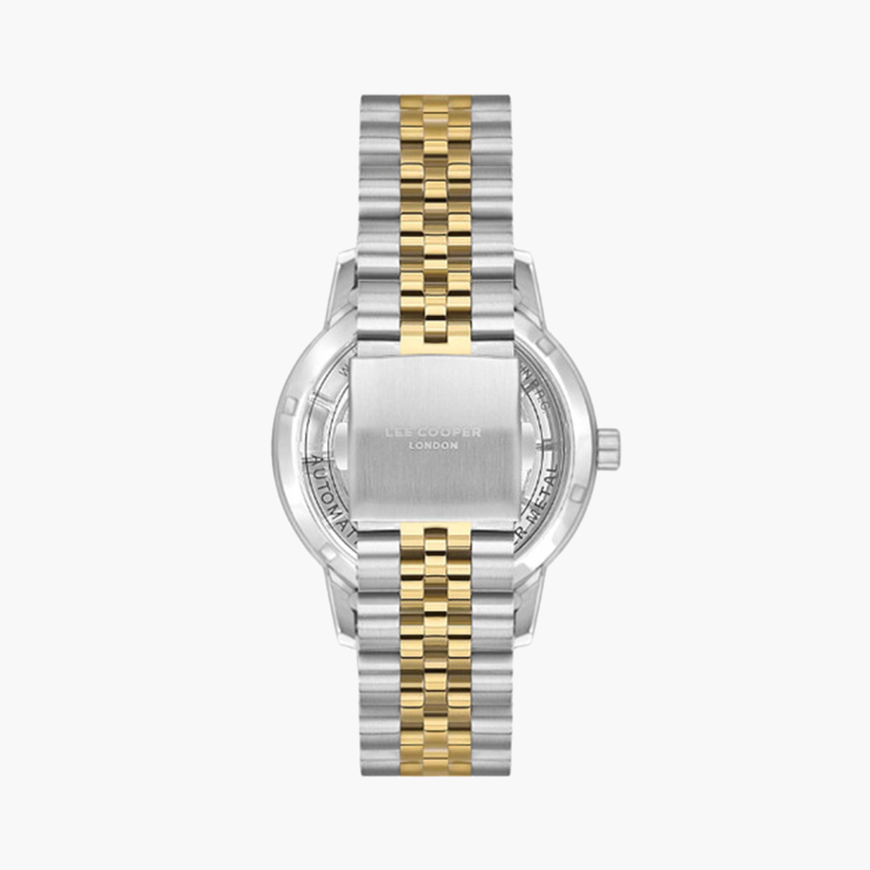 Lee Cooper Men's 44 MM Silver Automatic Metal Strap Watch | LC08036.230-men-watchesandjewellery-watches-image-3