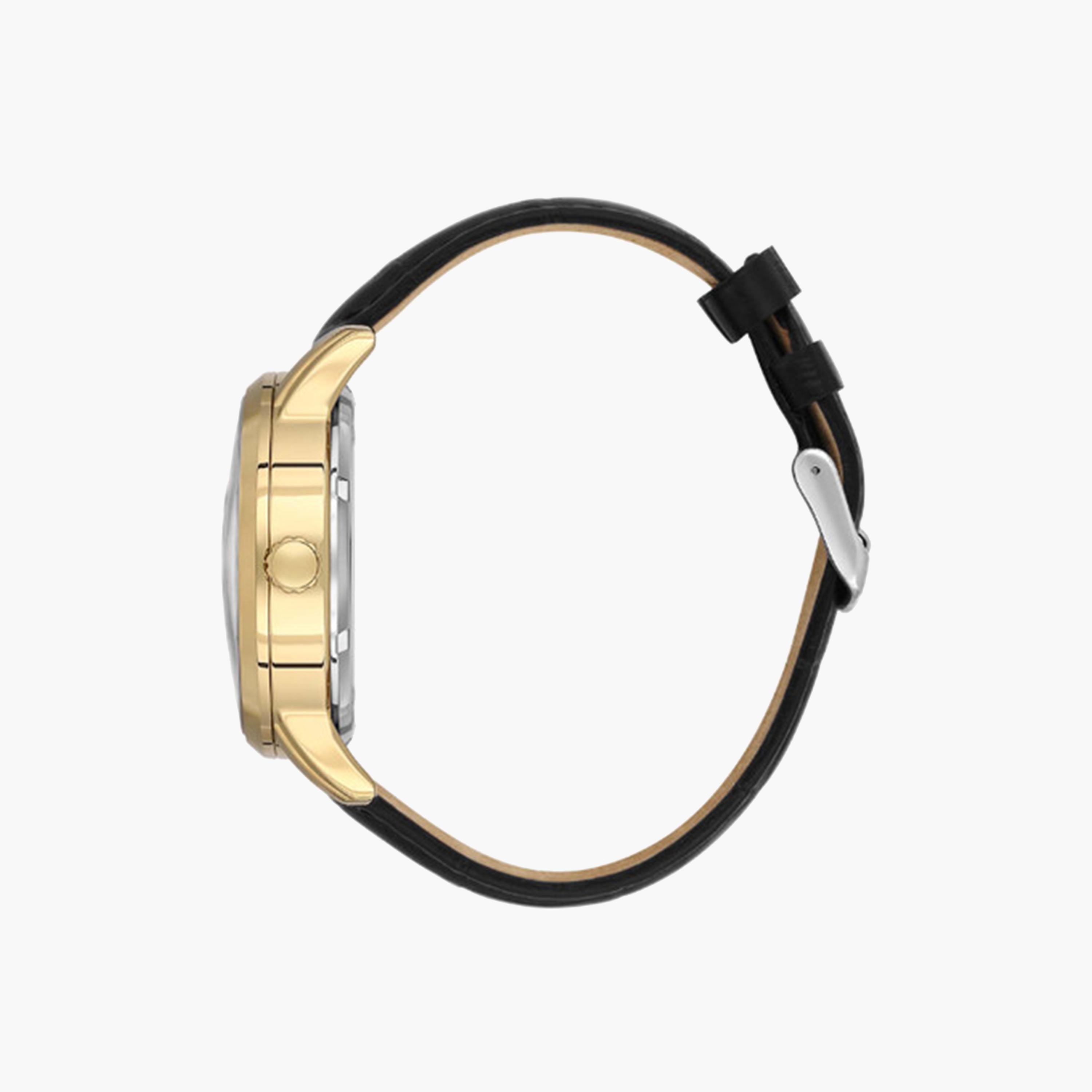 لي كوبر- ساعة اوتوماتيكية للرجال بقطر 44 مم وحزام جلدي بني | LC08035.161-men-watchesandjewellery-watches-image-2