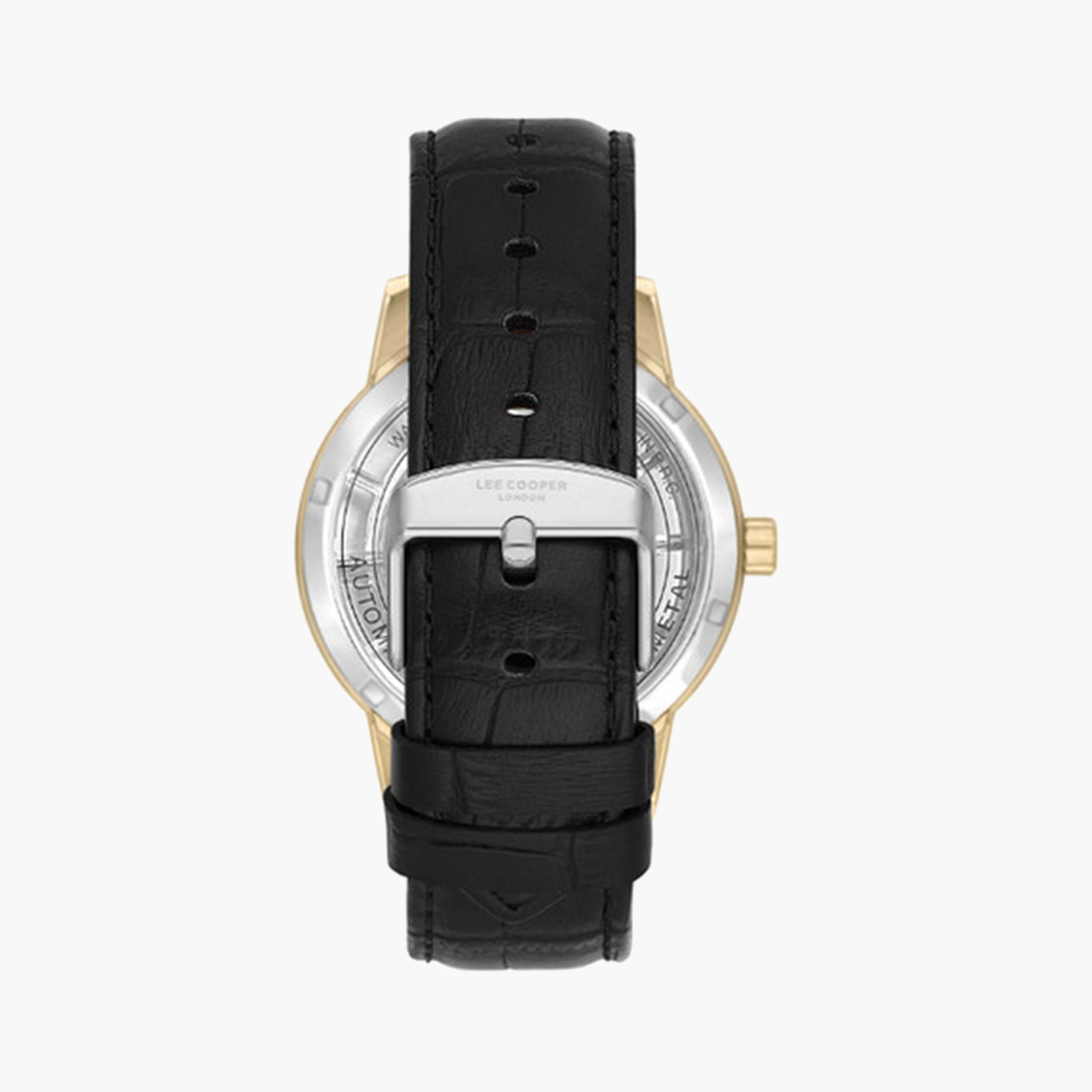 لي كوبر- ساعة اوتوماتيكية للرجال بقطر 44 مم وحزام جلدي بني | LC08035.161-men-watchesandjewellery-watches-image-3
