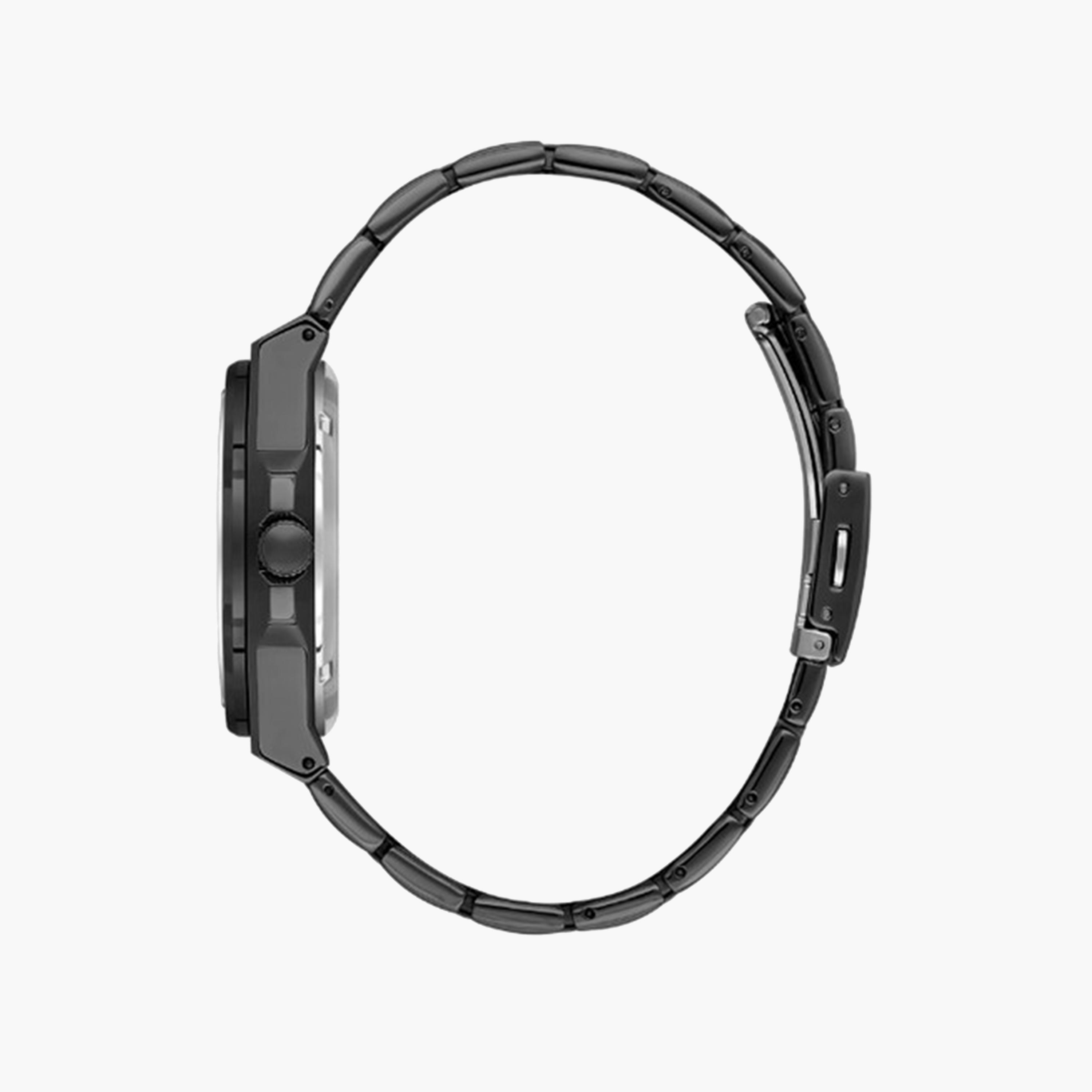 لي كوبر- ساعة اوتوماتيكية للرجال 43 ملم بحزام معدني أسود | LC08051.650-men-watchesandjewellery-watches-image-2