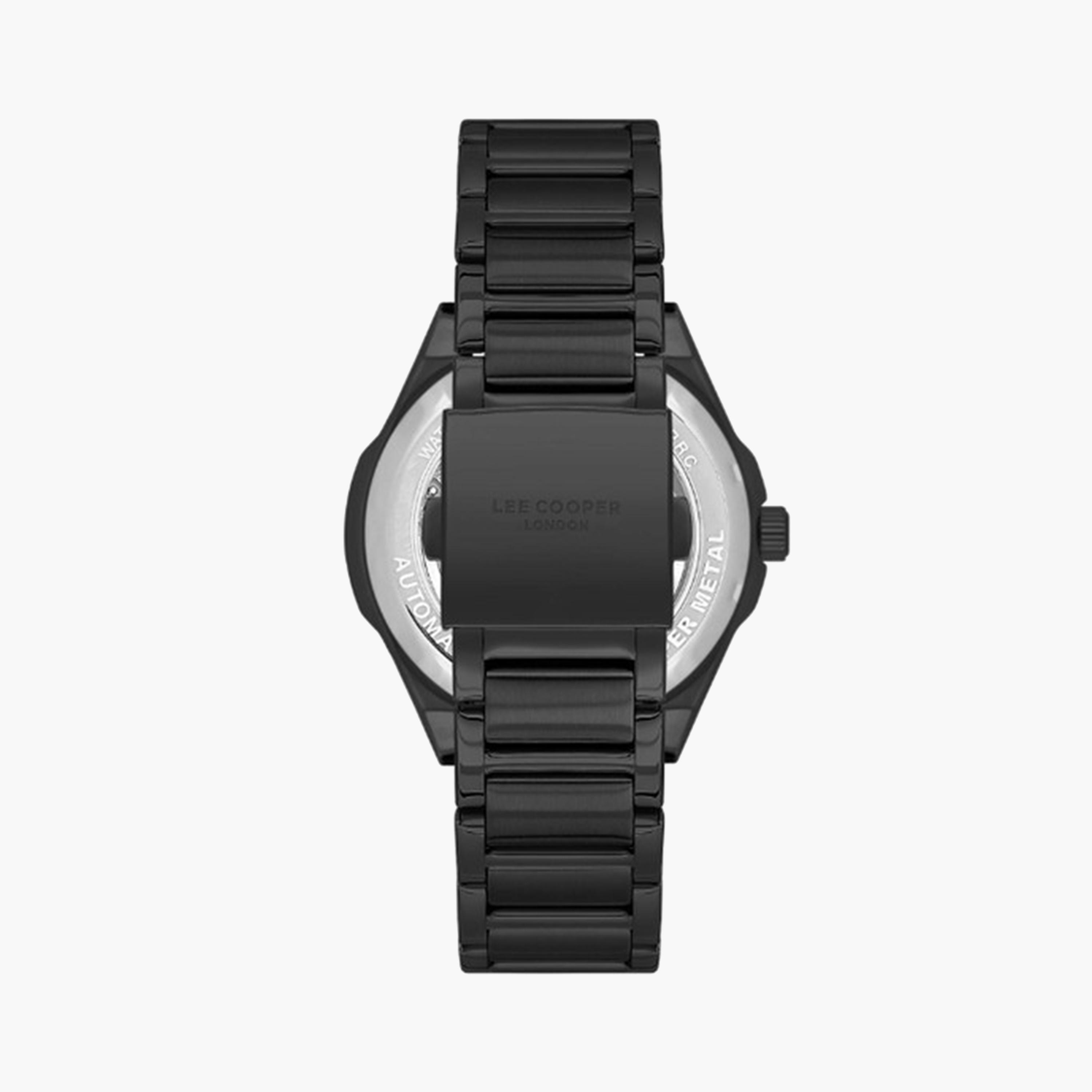 لي كوبر- ساعة اوتوماتيكية للرجال 43 ملم بحزام معدني أسود | LC08051.650-men-watchesandjewellery-watches-image-3