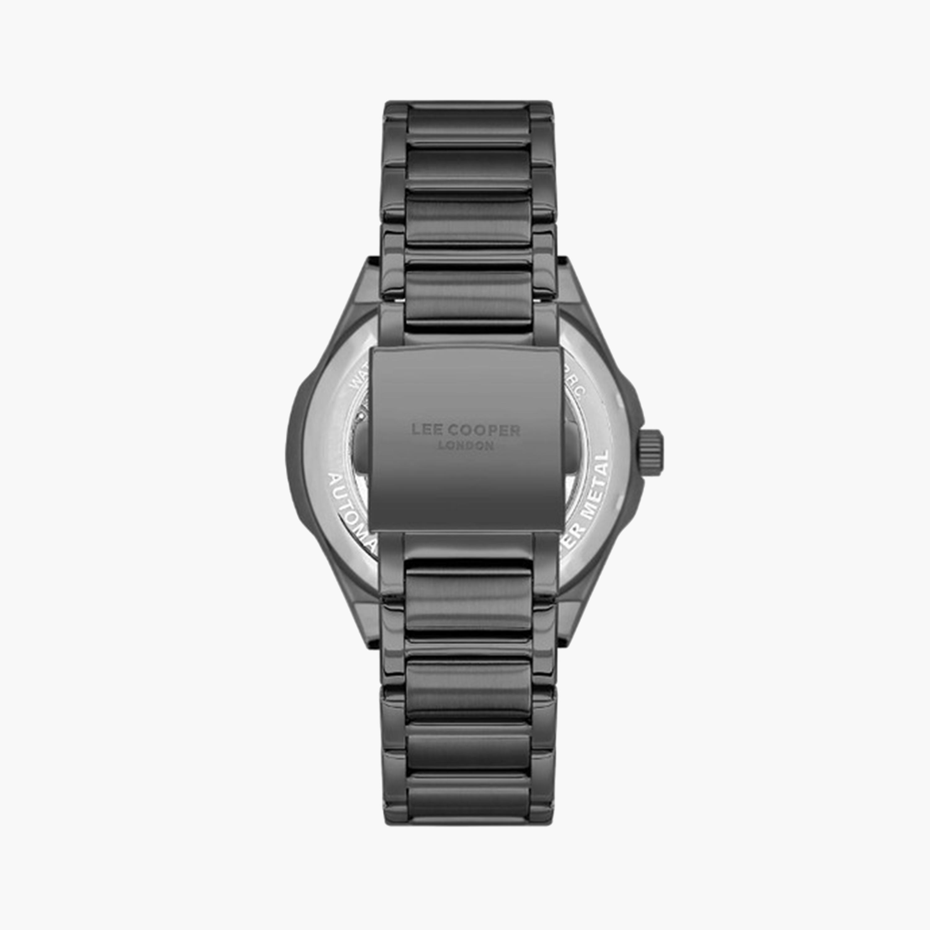 Lee Cooper Men's 43 MM Grey Automatic Metal Strap Watch | LC08051.070-men-watchesandjewellery-watches-image-3