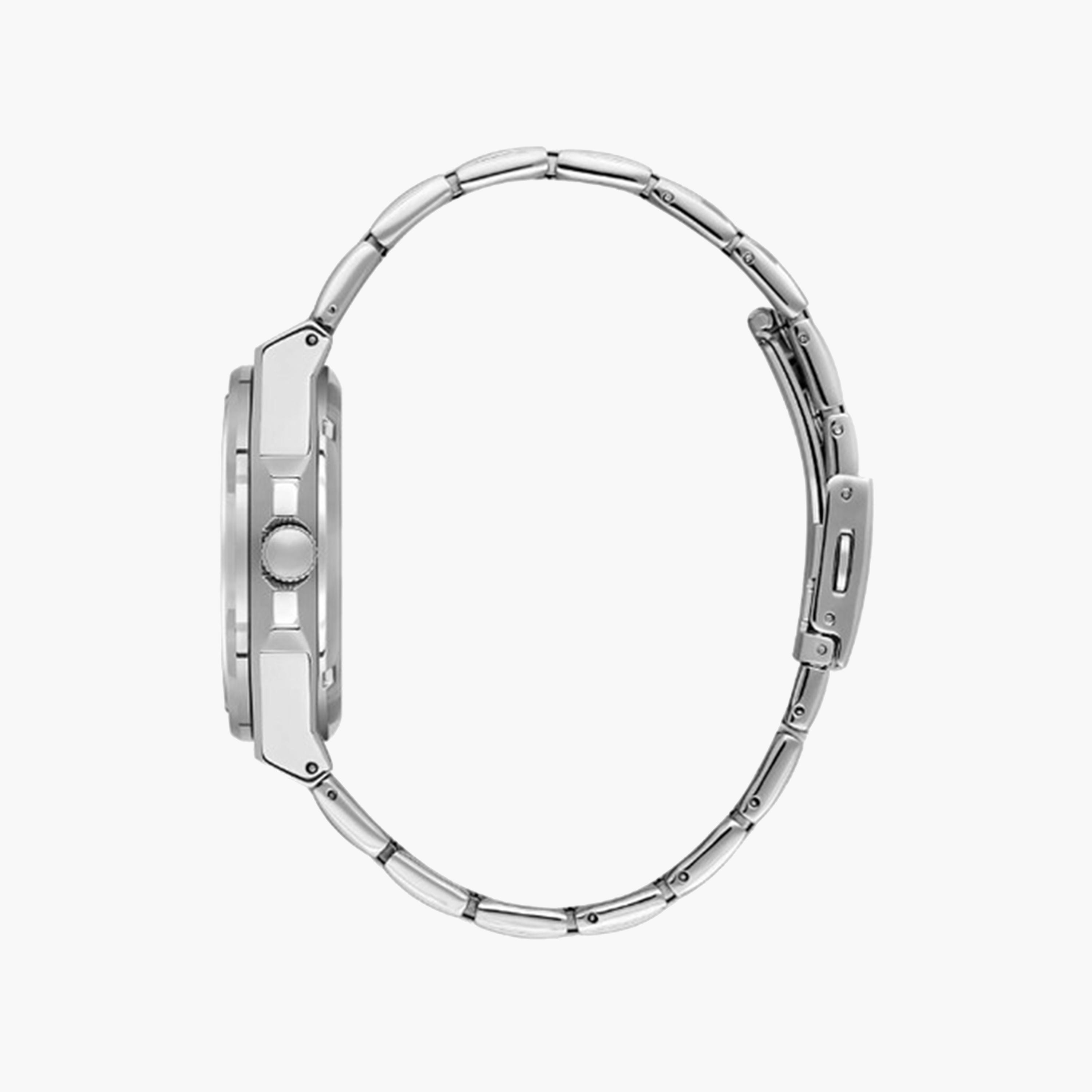 لي كوبر- ساعة اوتوماتيكية للرجال 43 ملم فضية بحزام معدني | LC08051.370-men-watchesandjewellery-watches-image-2