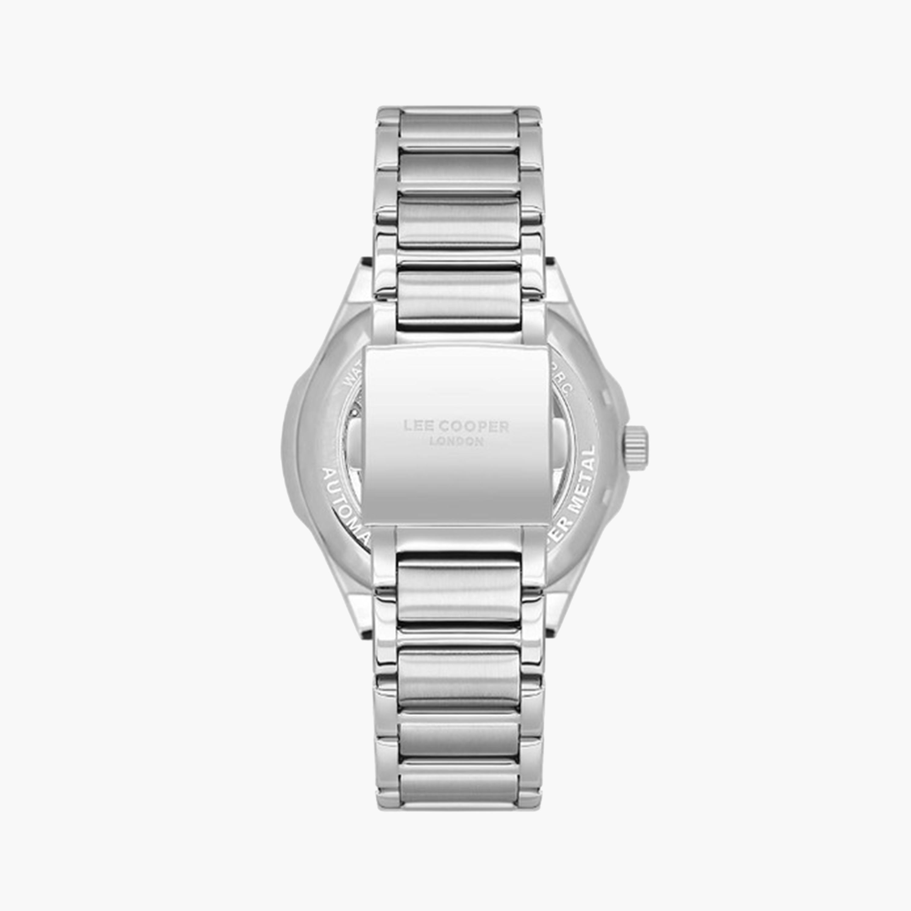 لي كوبر- ساعة اوتوماتيكية للرجال 43 ملم فضية بحزام معدني | LC08051.370-men-watchesandjewellery-watches-image-3