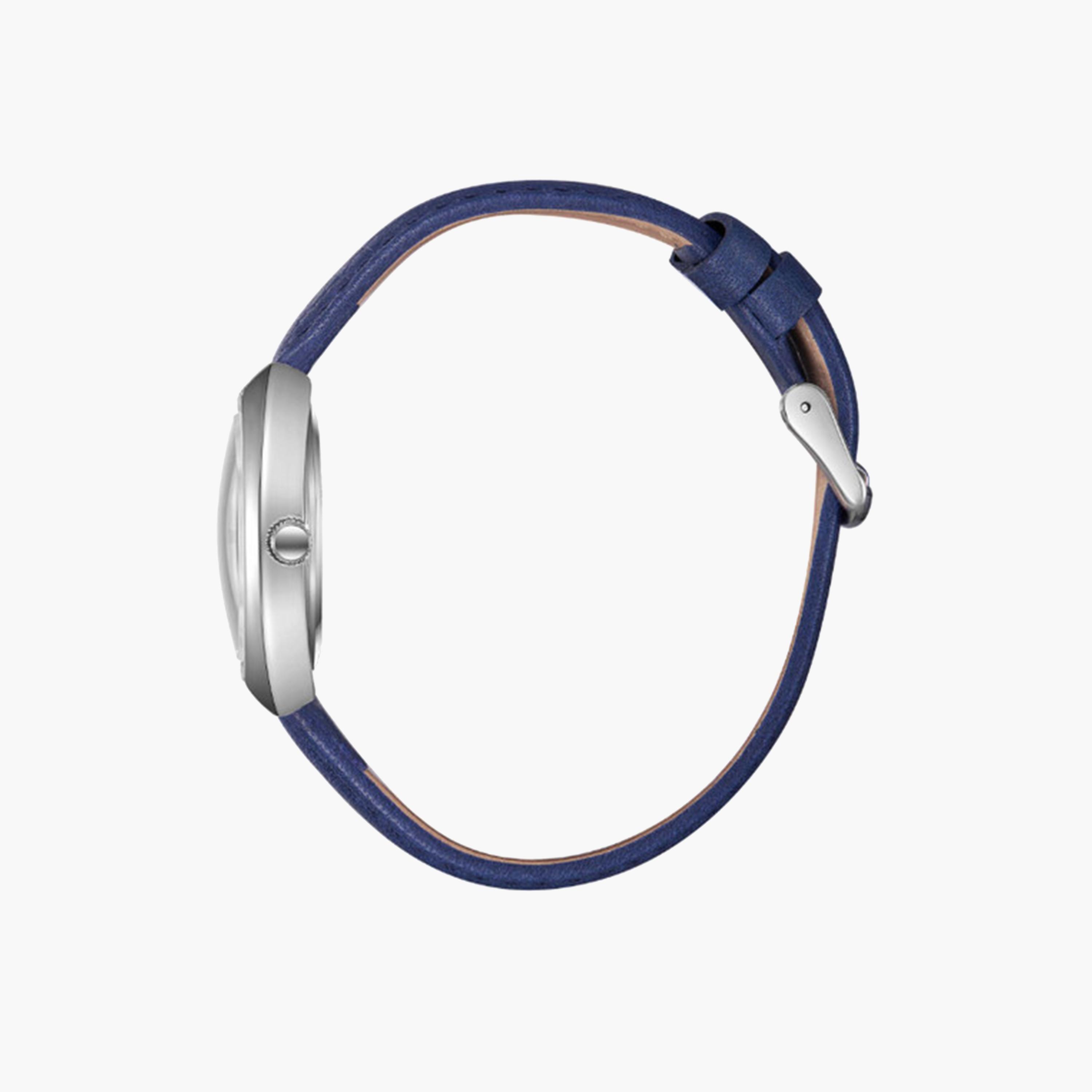 Lee Cooper Women's 30 MM Blue Analog Leather Strap Watch | LC07988.399-women-watchesandjewellery-watches-image-3