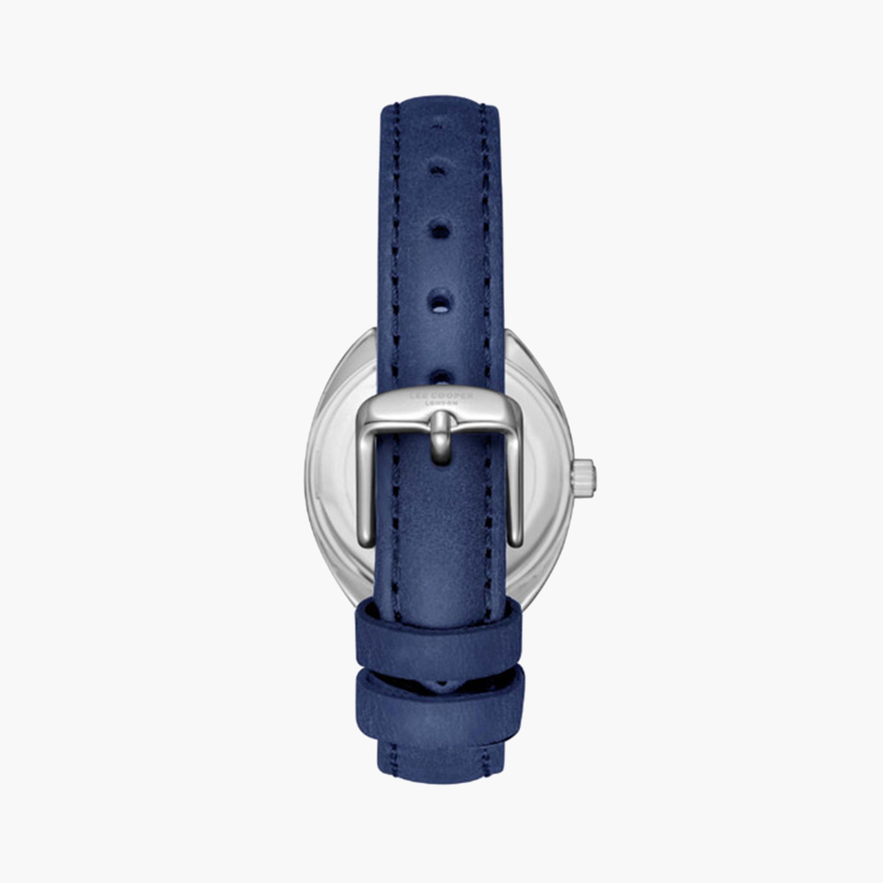 Lee Cooper Women's 30 MM Blue Analog Leather Strap Watch | LC07988.399-women-watchesandjewellery-watches-image-4