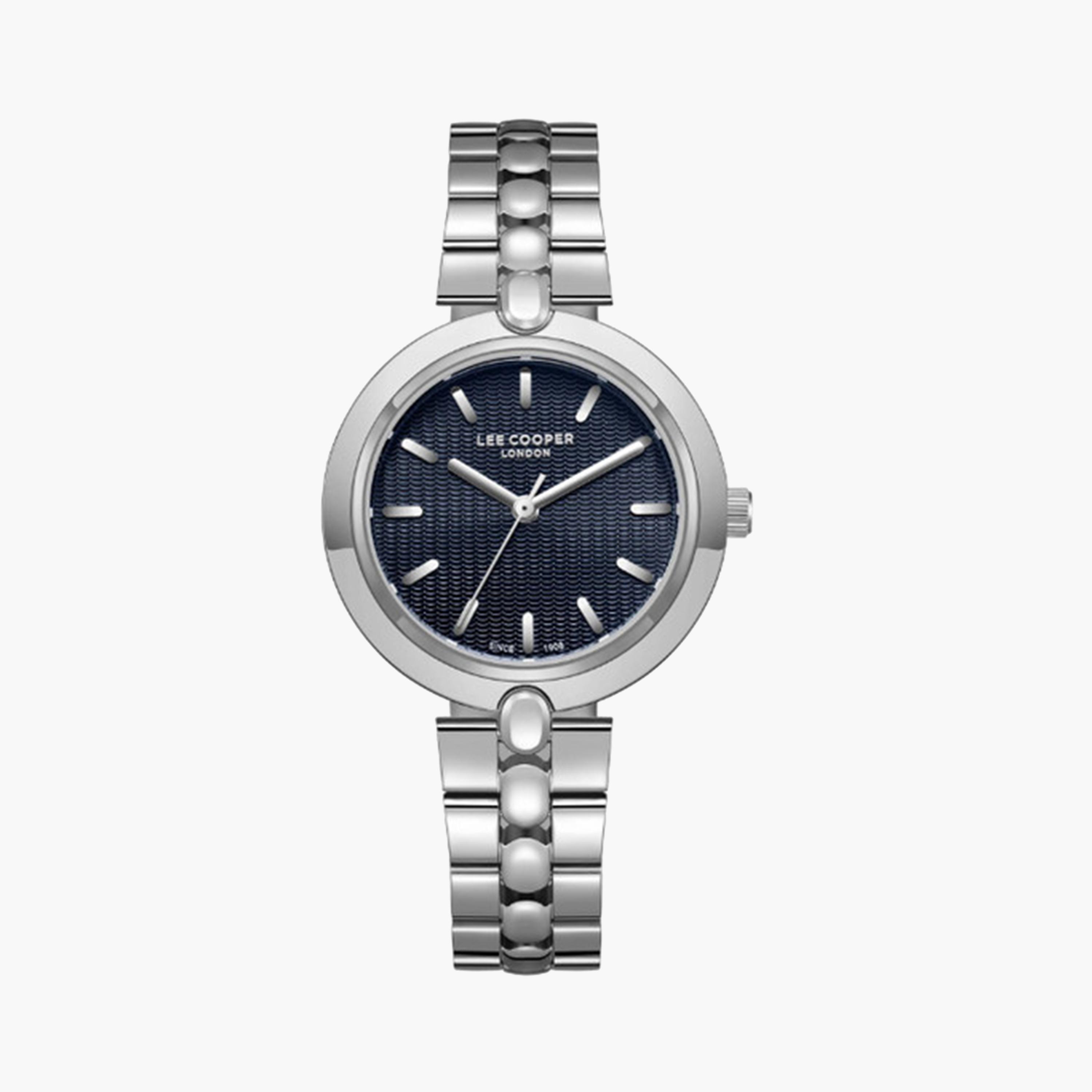 لي كوبر- ساعة تناظرية للنساء 32 ملم بسوار معدني فضي | LC08057.390-women-watchesandjewellery-watches-image-1