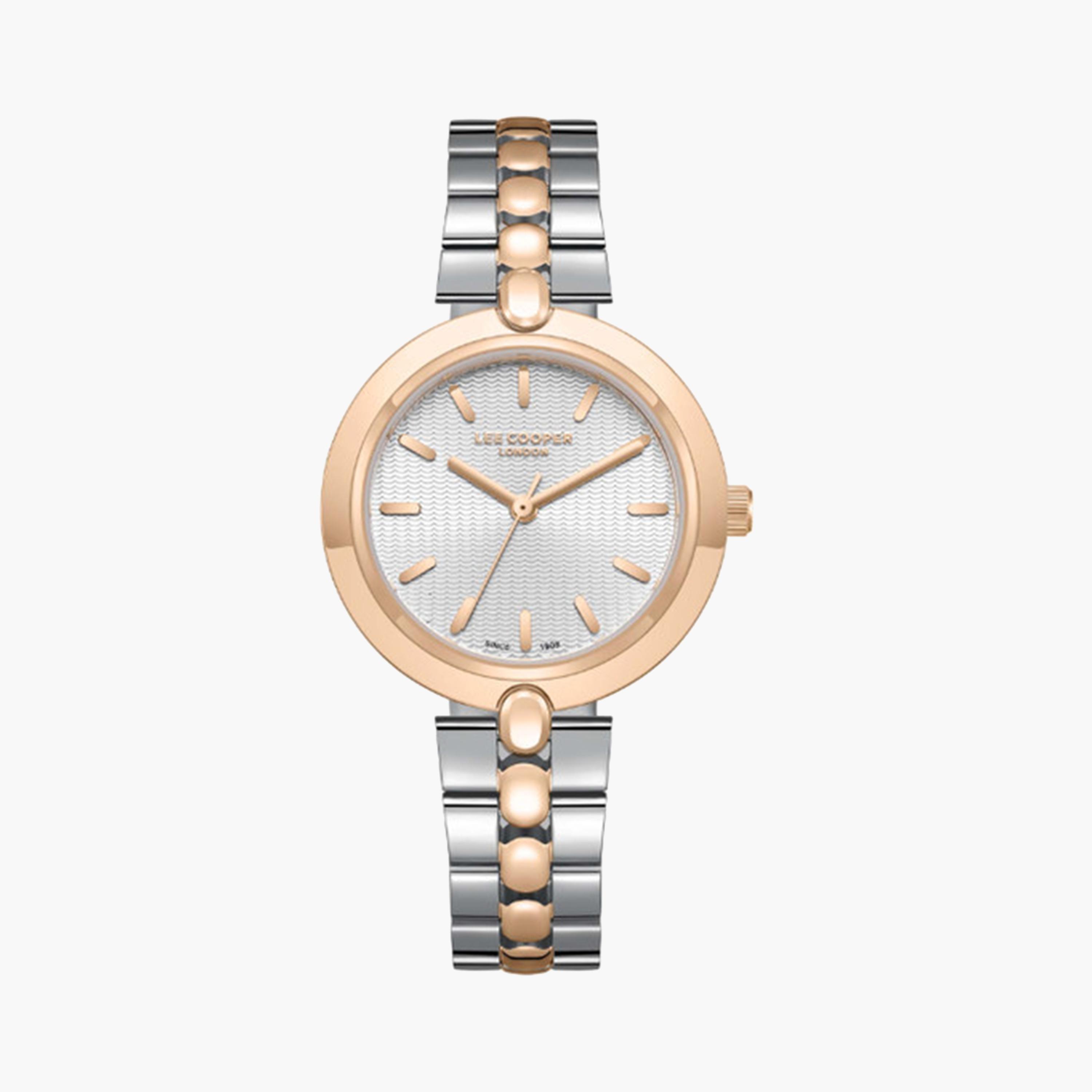 Lee Cooper Women's 32 MM Silver Analog Metal Strap Watch | LC08057.530-women-watchesandjewellery-watches-image-1