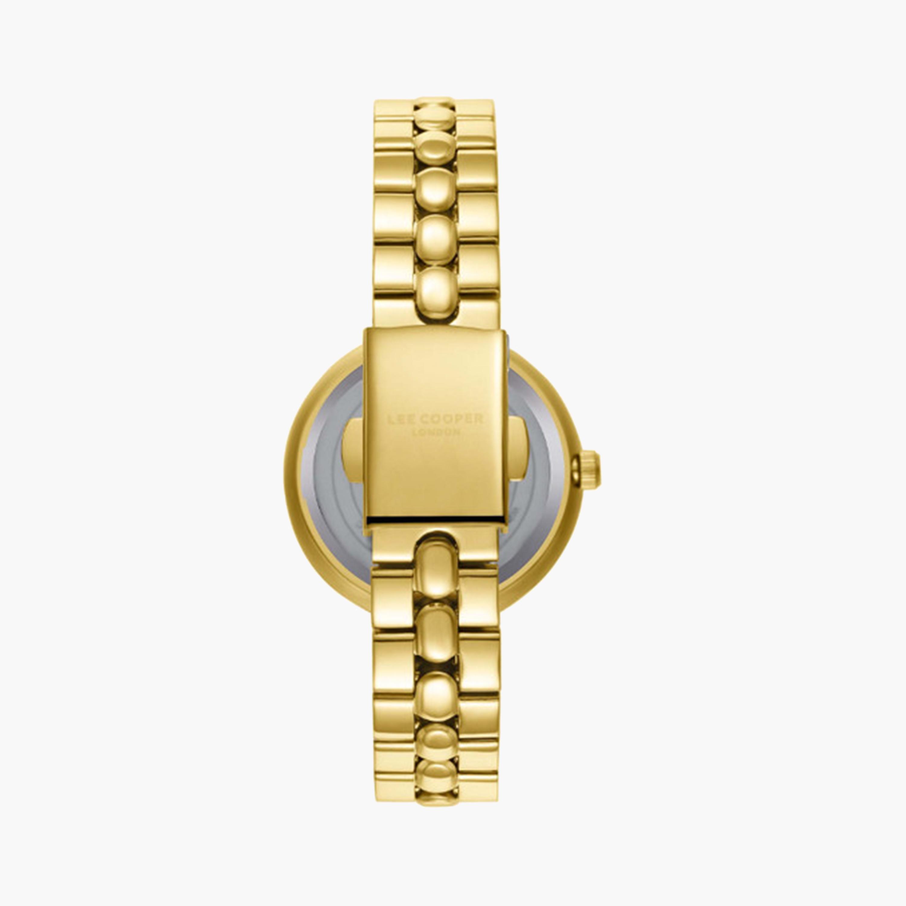لي كوبر- ساعة تناظرية للنساء بسوار معدني 32 ملم ذهبية | LC08057.130-women-watchesandjewellery-watches-image-4