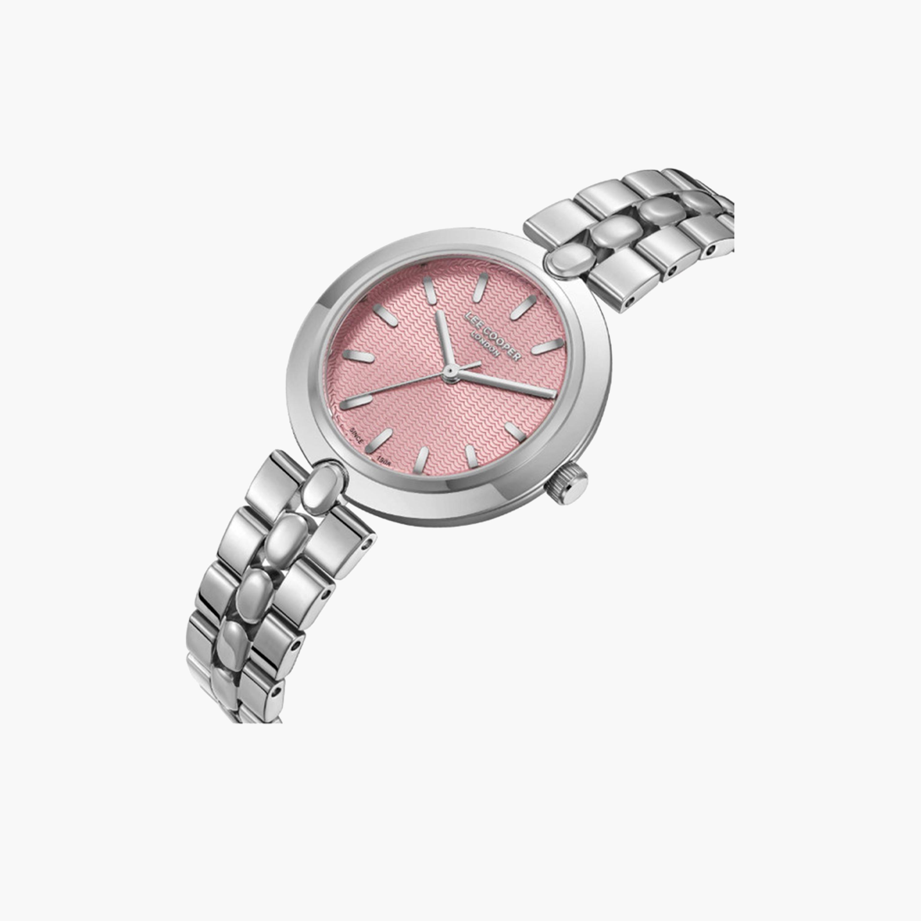 لي كوبر- ساعة تناظرية للنساء بسوار معدني 32 ملم فضية أنالوج | LC08057.380-women-watchesandjewellery-watches-image-2
