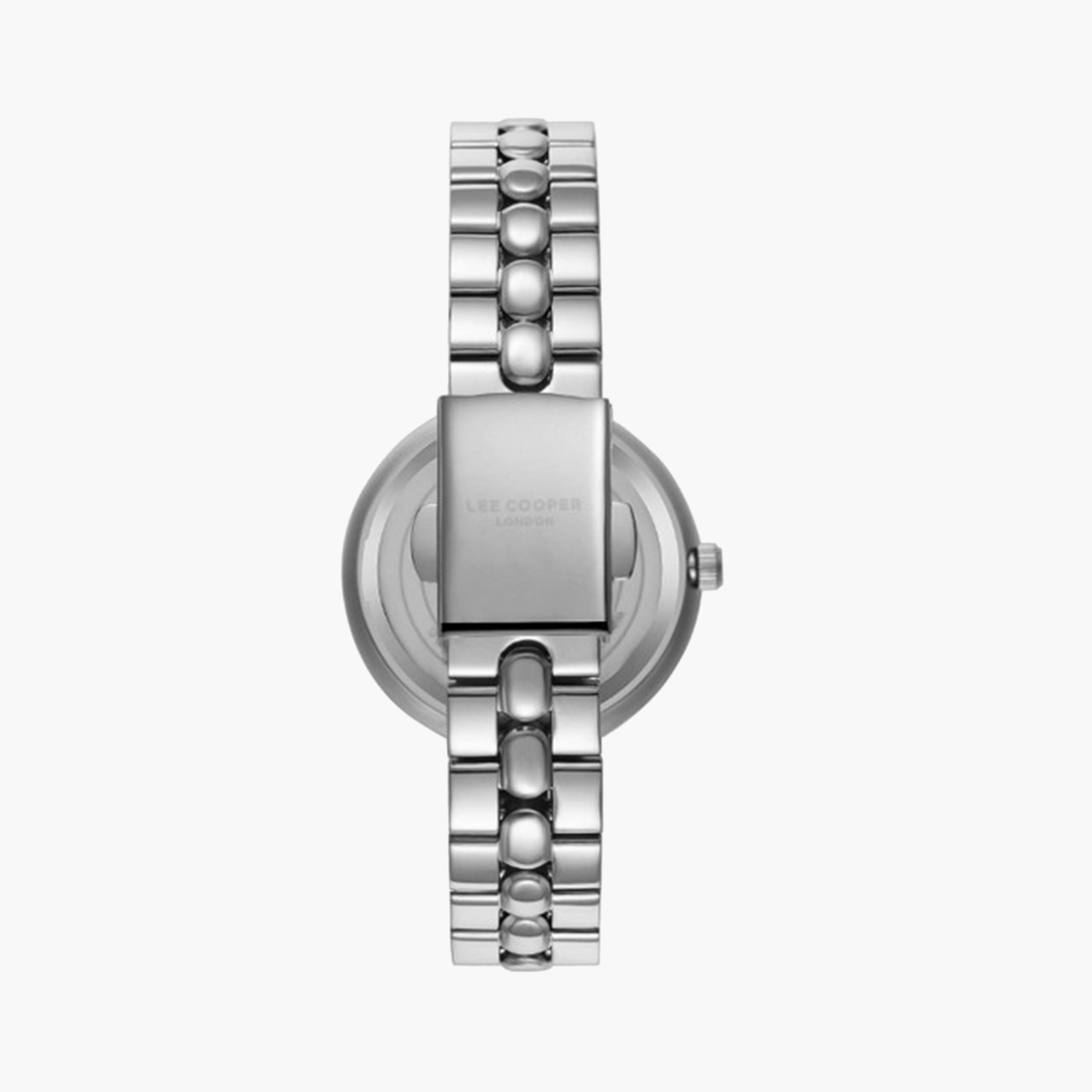 لي كوبر- ساعة تناظرية للنساء بسوار معدني 32 ملم فضية أنالوج | LC08057.380-women-watchesandjewellery-watches-image-4