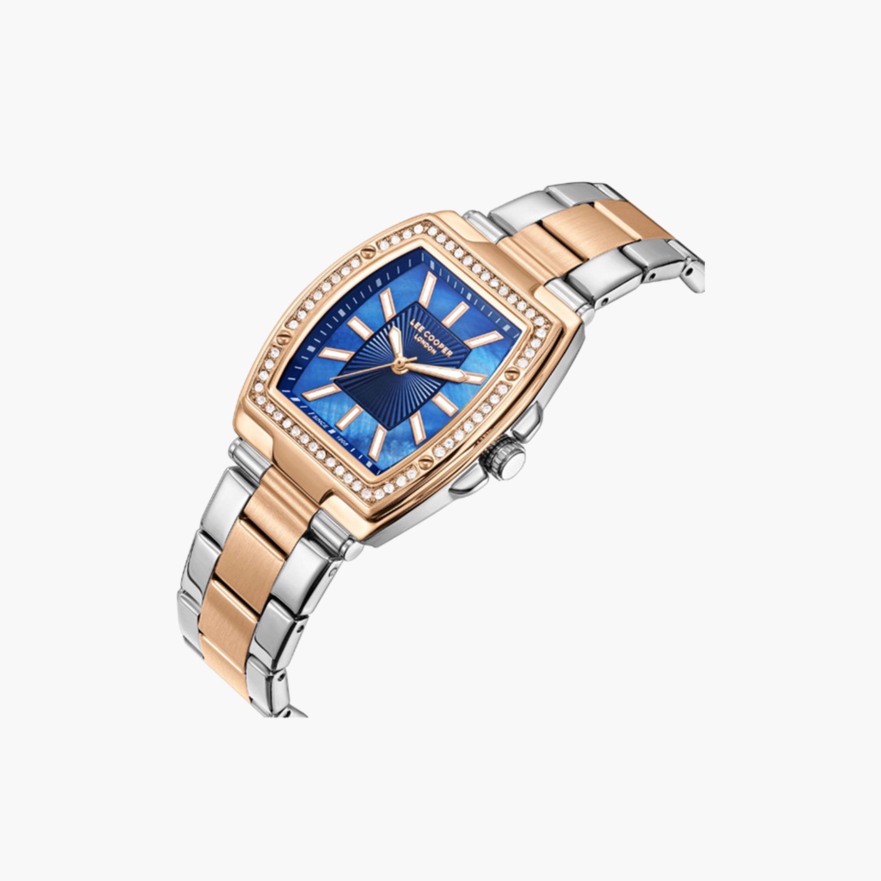 Lee Cooper Women's 30 MM Dual Tone Analog Metal Strap Watch | LC08058.590-women-watchesandjewellery-watches-image-4