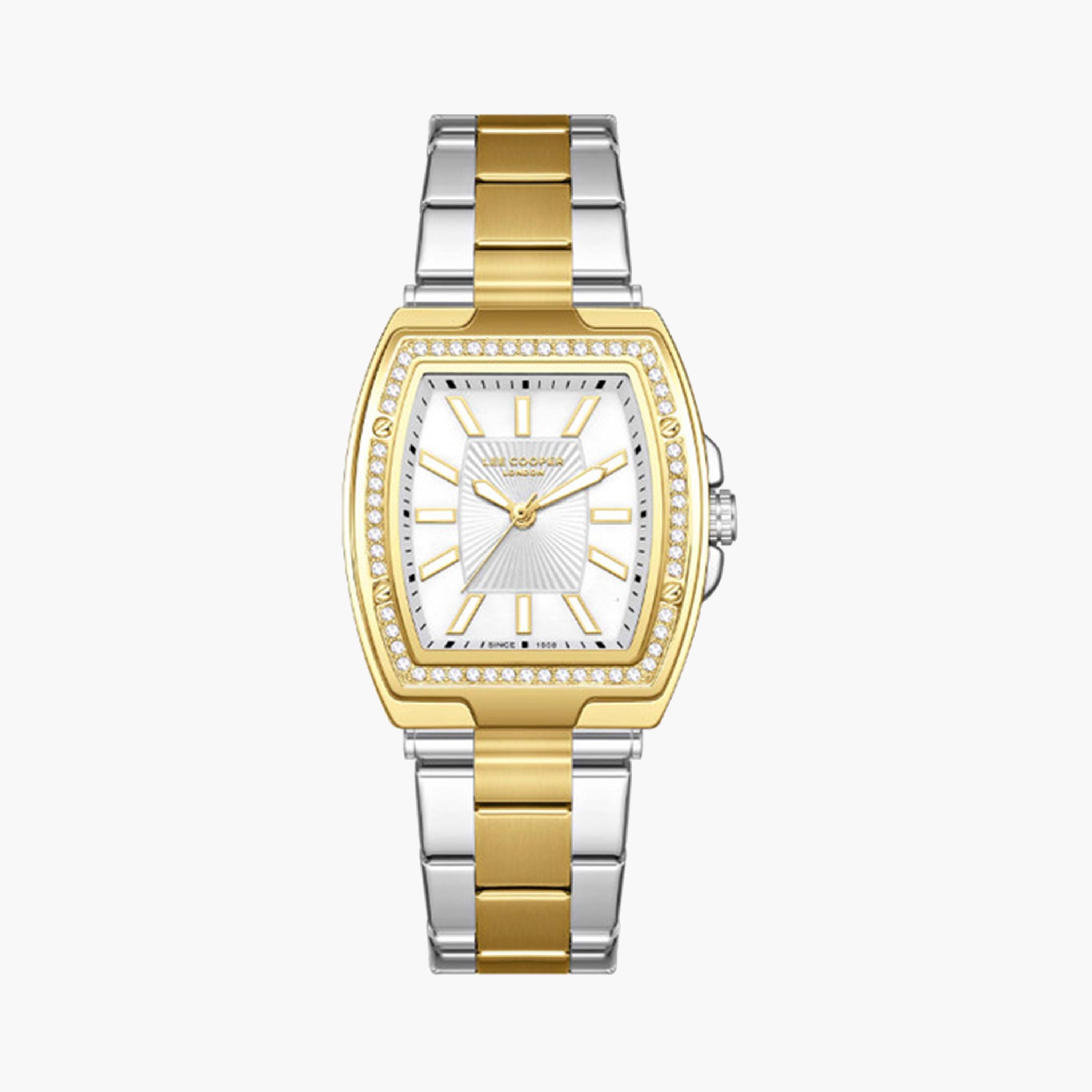 لي كوبر- ساعة تناظرية للنساء بسوار معدني 30 مم بألوان متعددة | LC08058.220-women-watchesandjewellery-watches-image-1
