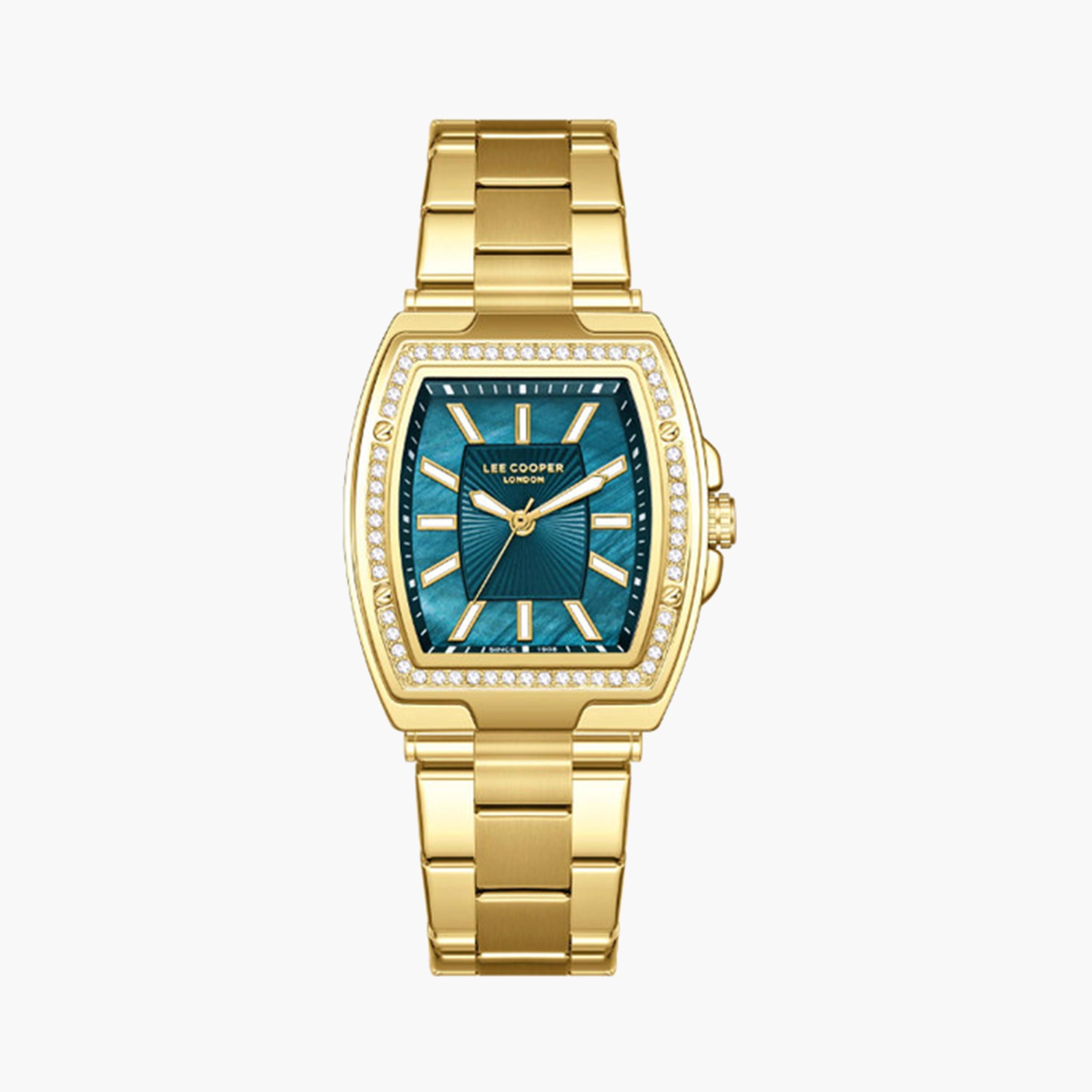 Lee Cooper Women's 30 MM Gold Analog Metal Strap Watch | LC08058.170-women-watchesandjewellery-watches-image-1