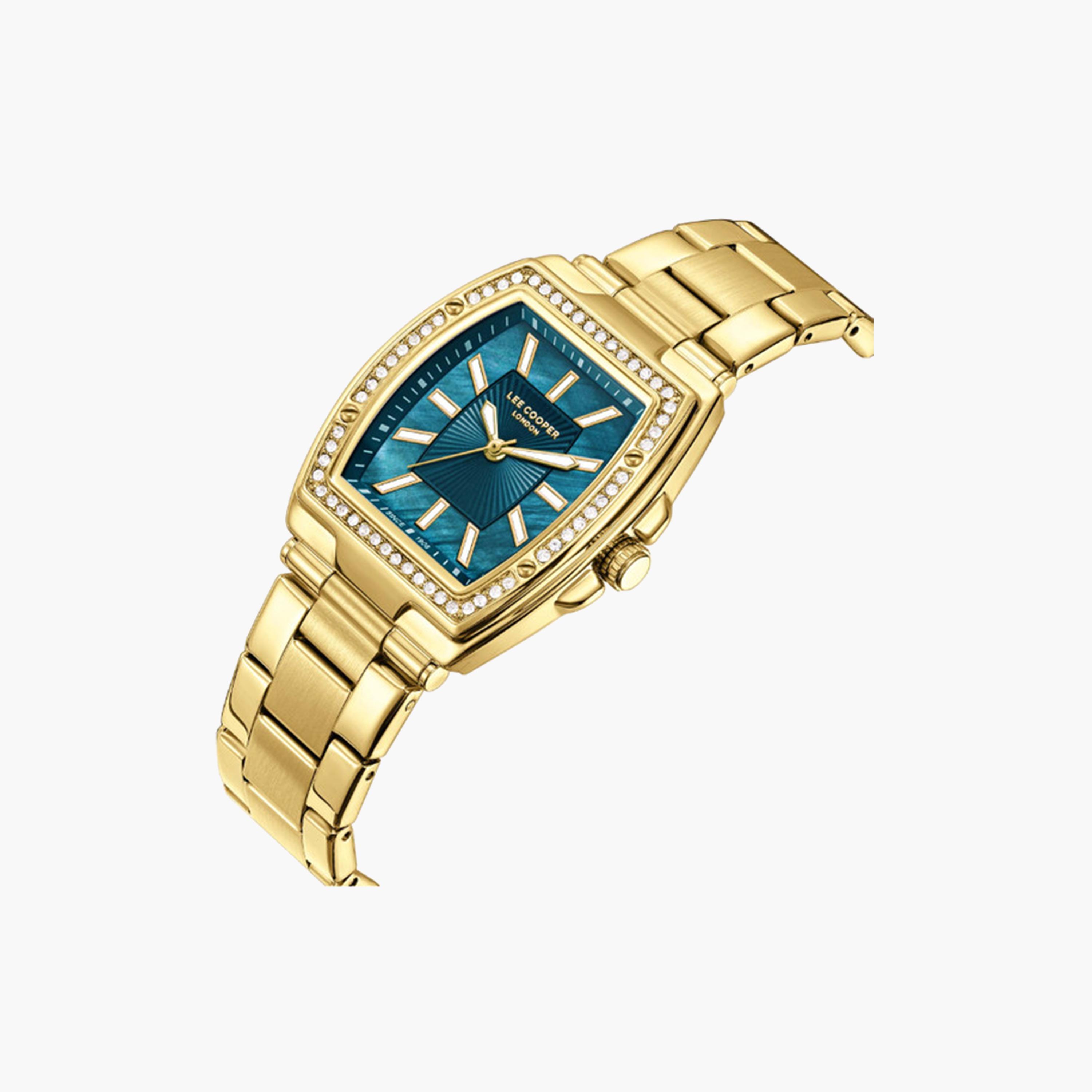 Lee Cooper Women's 30 MM Gold Analog Metal Strap Watch | LC08058.170-women-watchesandjewellery-watches-image-2