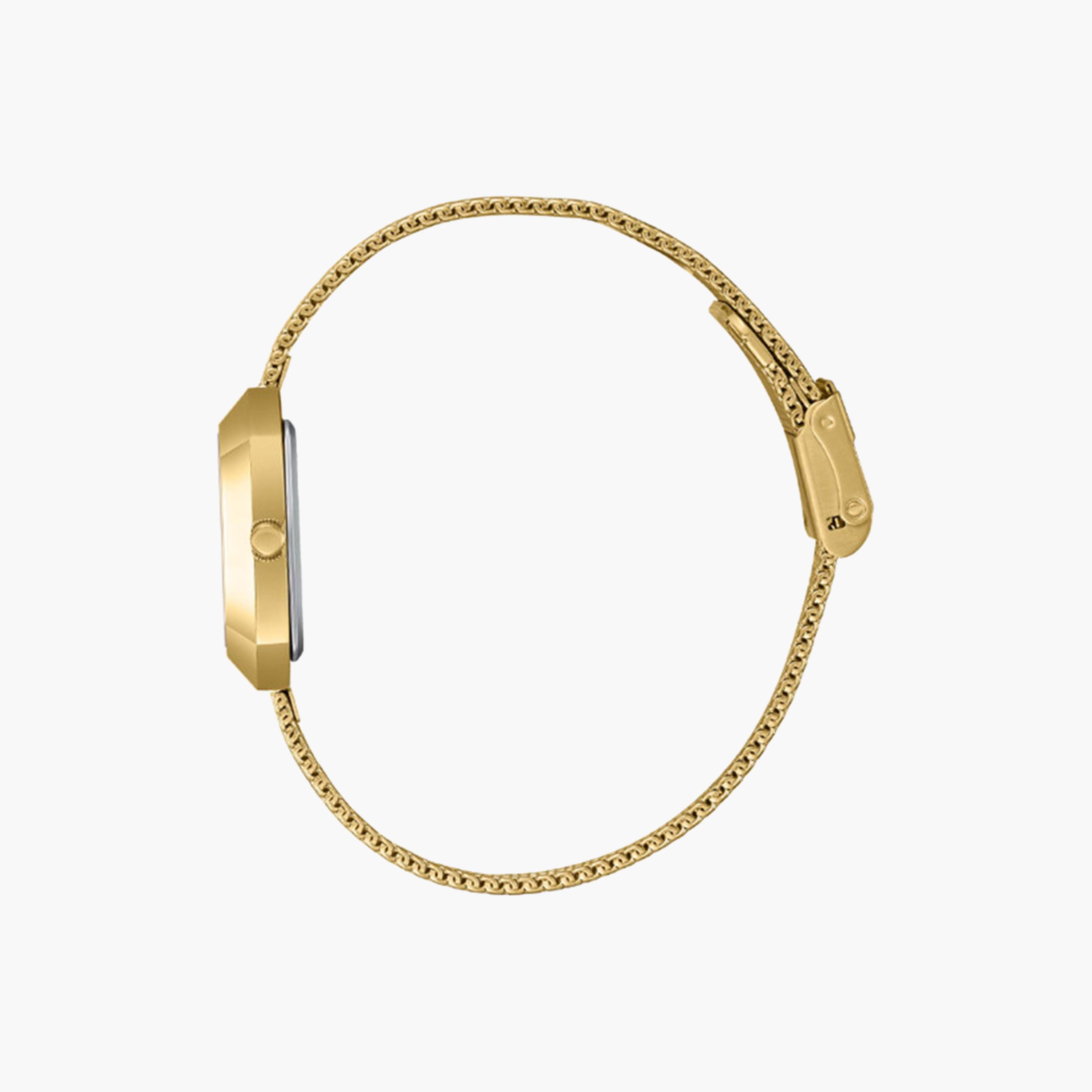 لي كوبر- ساعة تناظرية للنساء بسوار شبكي ذهبي مقاس 27 مم | LC08027.120-women-watchesandjewellery-watches-image-3