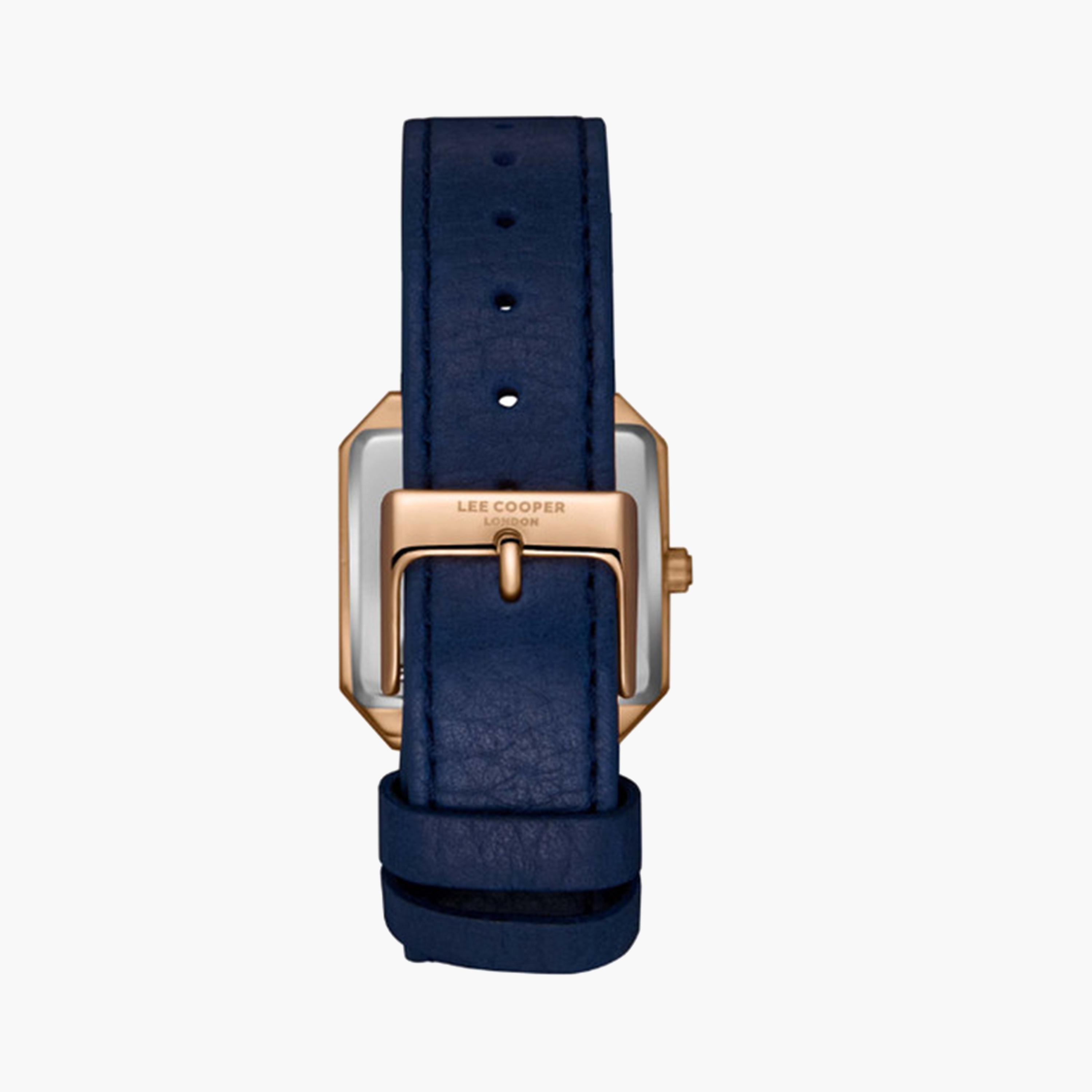 Lee Cooper Women's 27 MM Blue Analog Leather Strap Watch | LC08028.499-women-watchesandjewellery-watches-image-4