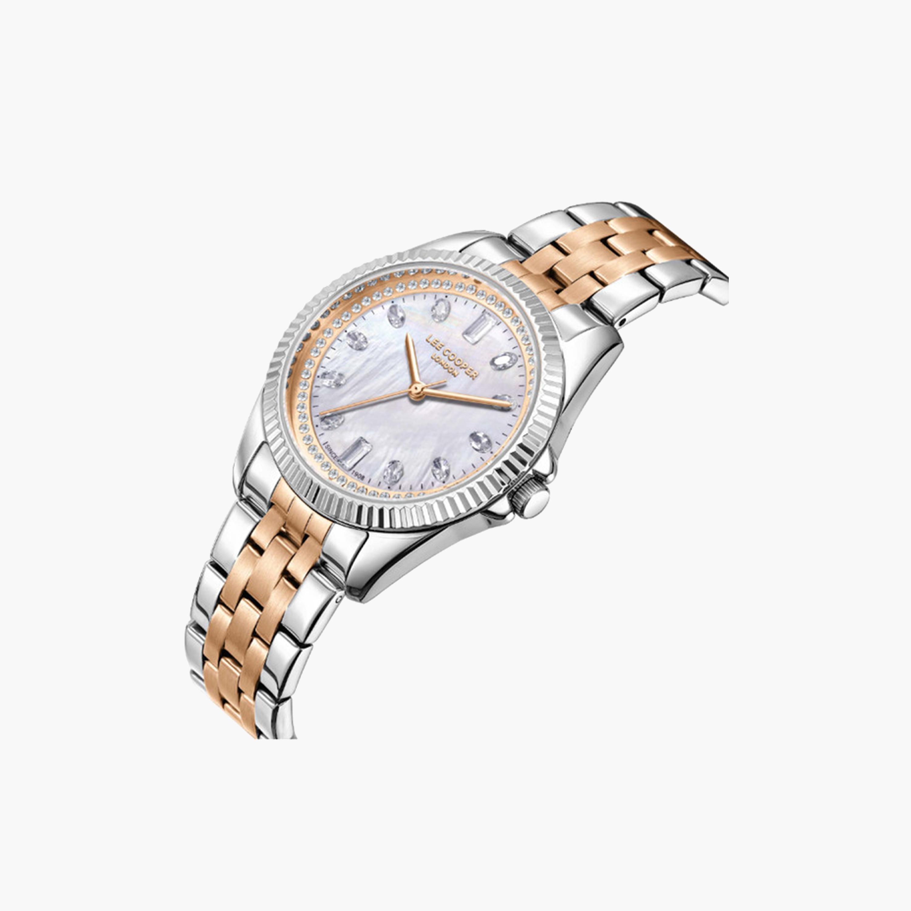 Lee Cooper Women's 35 MM Silver Analog Metal Strap Watch | LC08033.520-women-watchesandjewellery-watches-image-3
