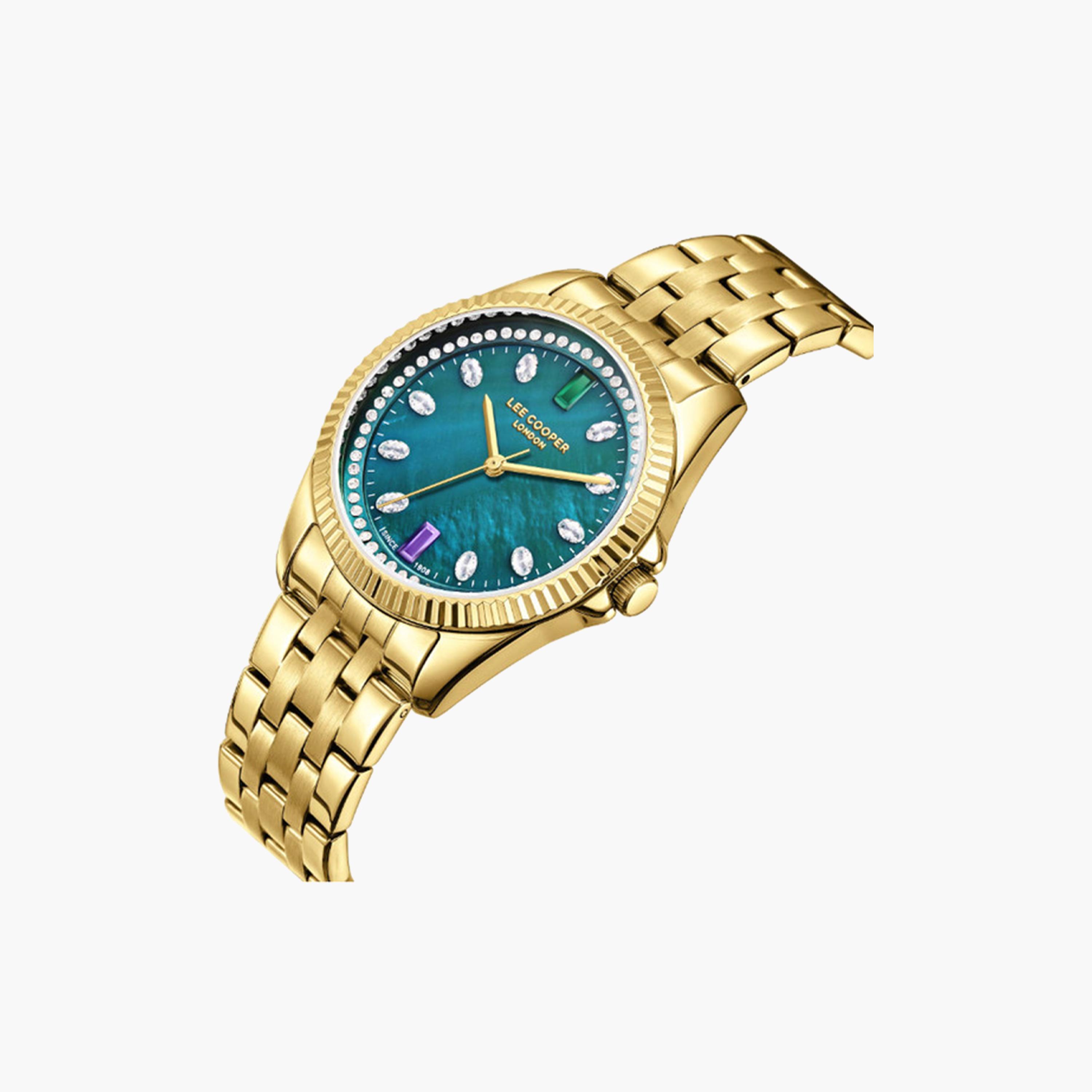 Lee Cooper Women's 35 MM Gold Analog Metal Strap Watch | LC08033.170-women-watchesandjewellery-watches-image-4