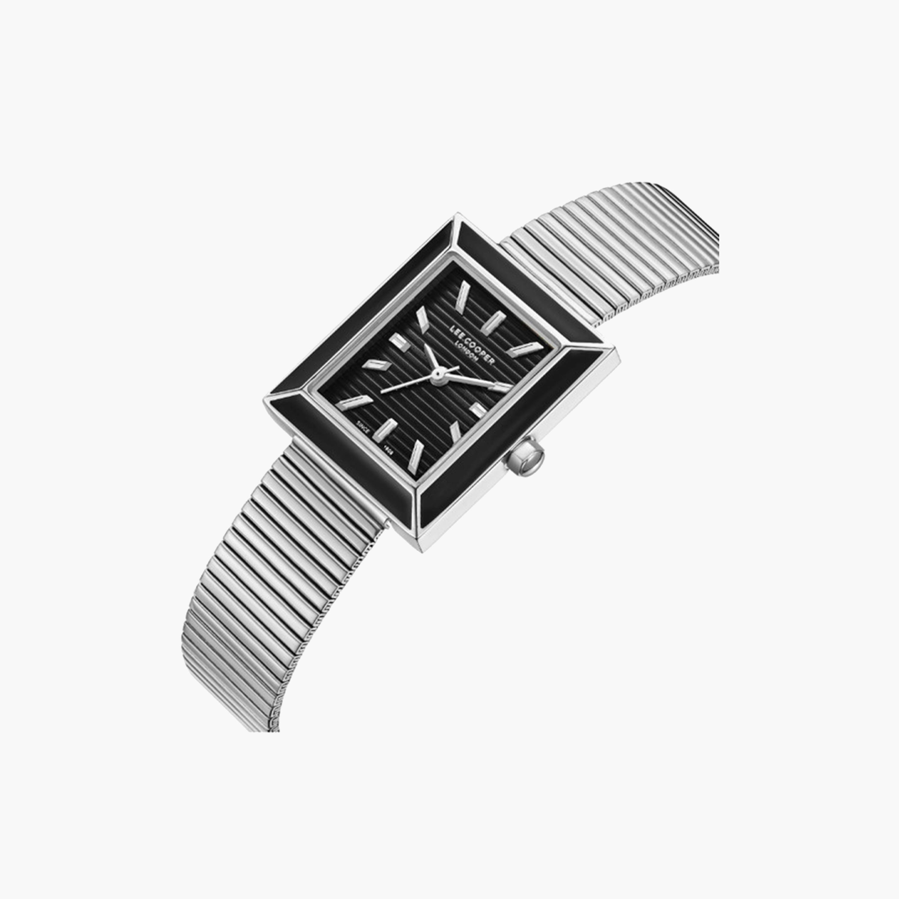 لي كوبر- ساعة تناظرية للنساء بحزام شبكي متعدد الألوان مقاس 23 مم | LC08071.350-women-watchesandjewellery-watches-image-2