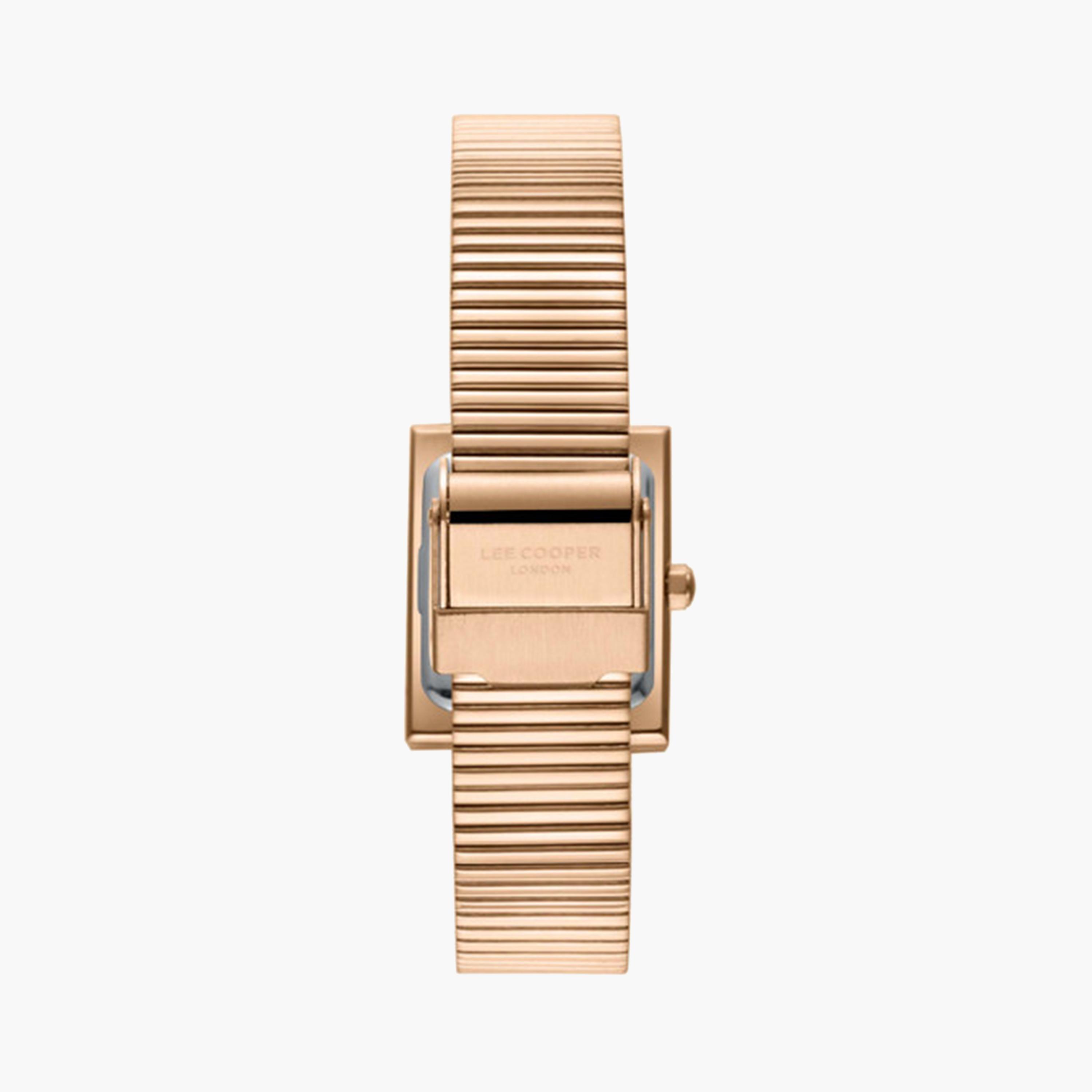 Lee Cooper Women's 23 MM Rose Gold Analog Mesh Strap Watch | LC08071.490-women-watchesandjewellery-watches-image-4