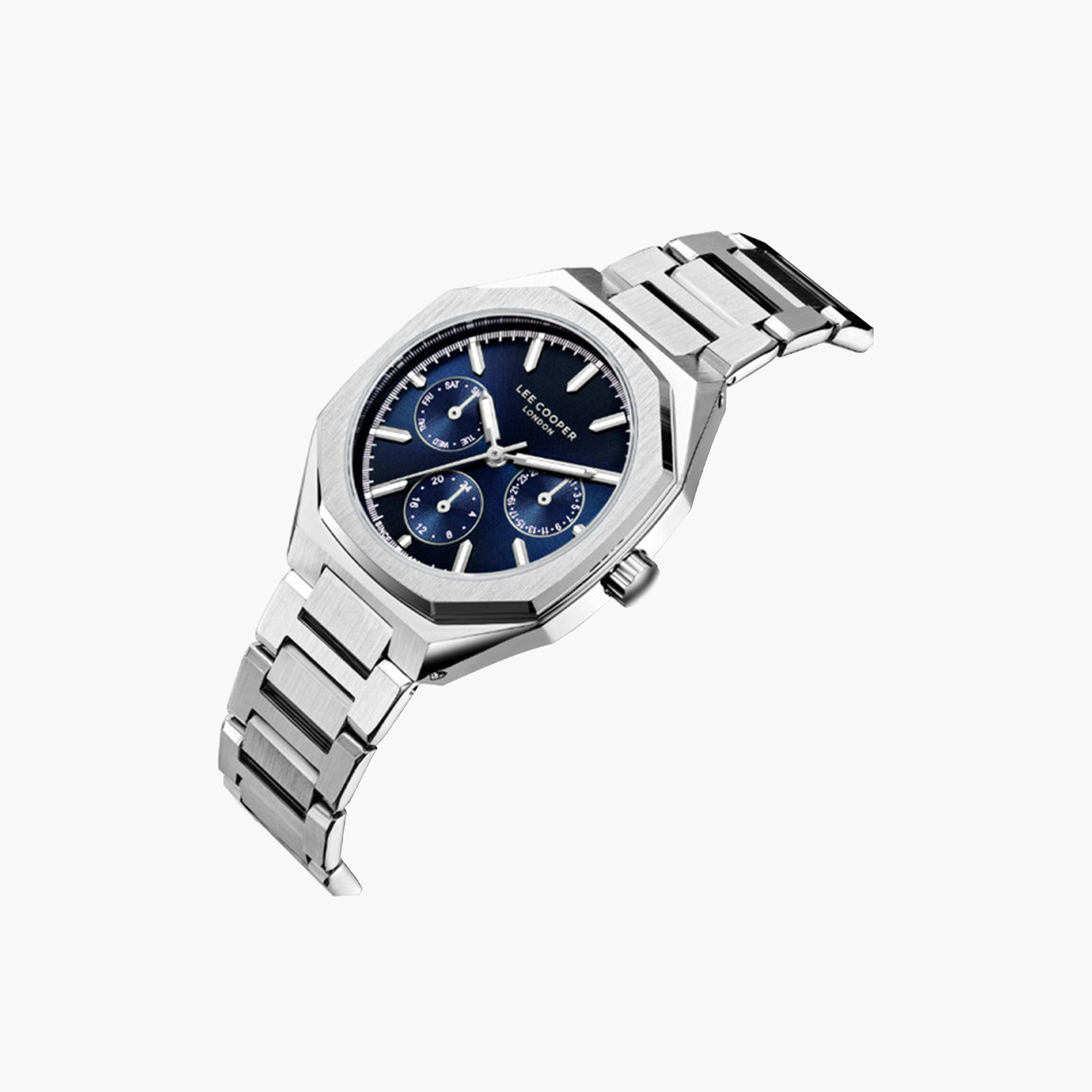Lee Cooper Women's 34 MM Silver Chronograph Metal Strap Watch | LC08046.390-women-watchesandjewellery-watches-image-2