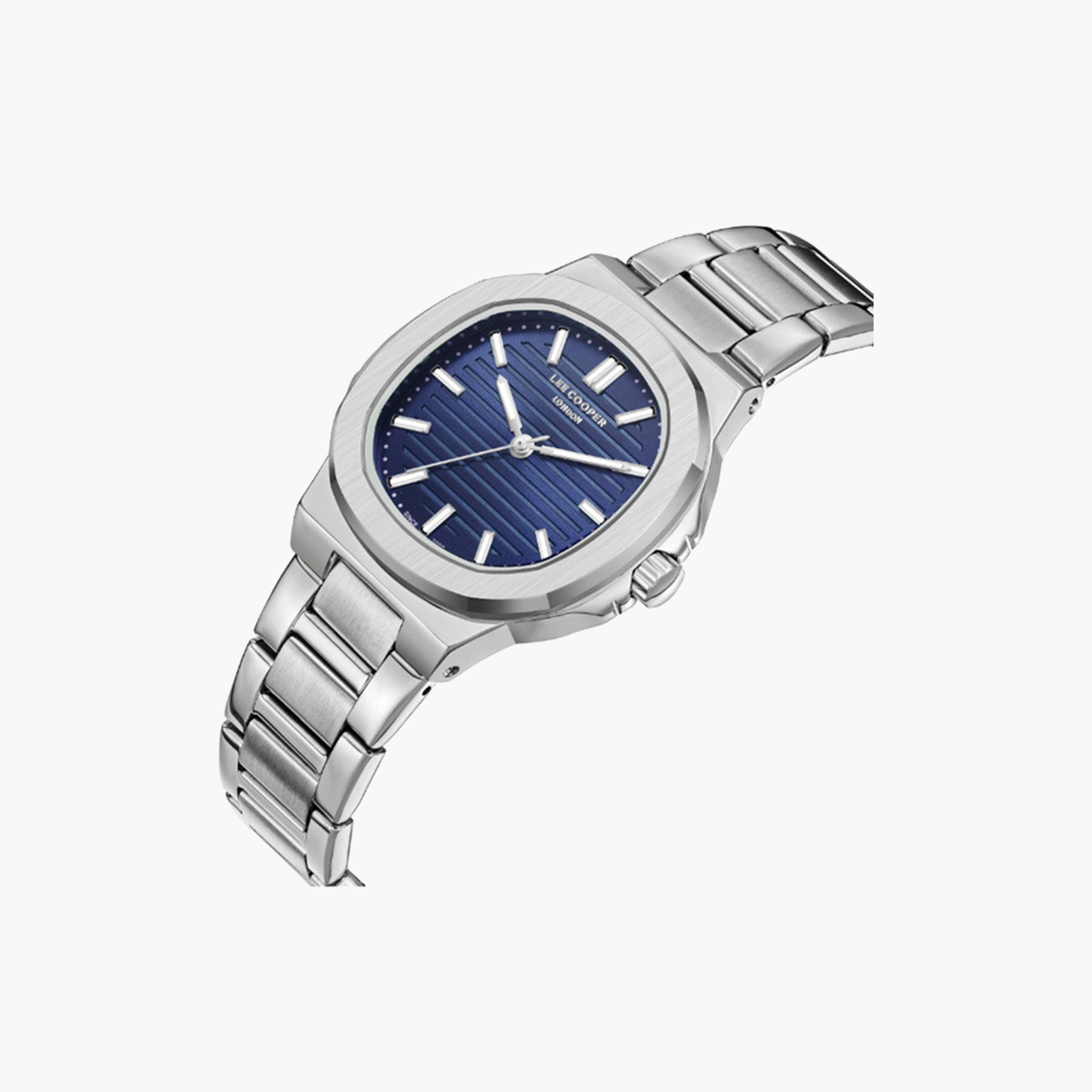 لي كوبر- ساعة تناظرية للنساء بسوار شبكي فضي مقاس 38 مم | LC08017.390-women-watchesandjewellery-watches-image-2