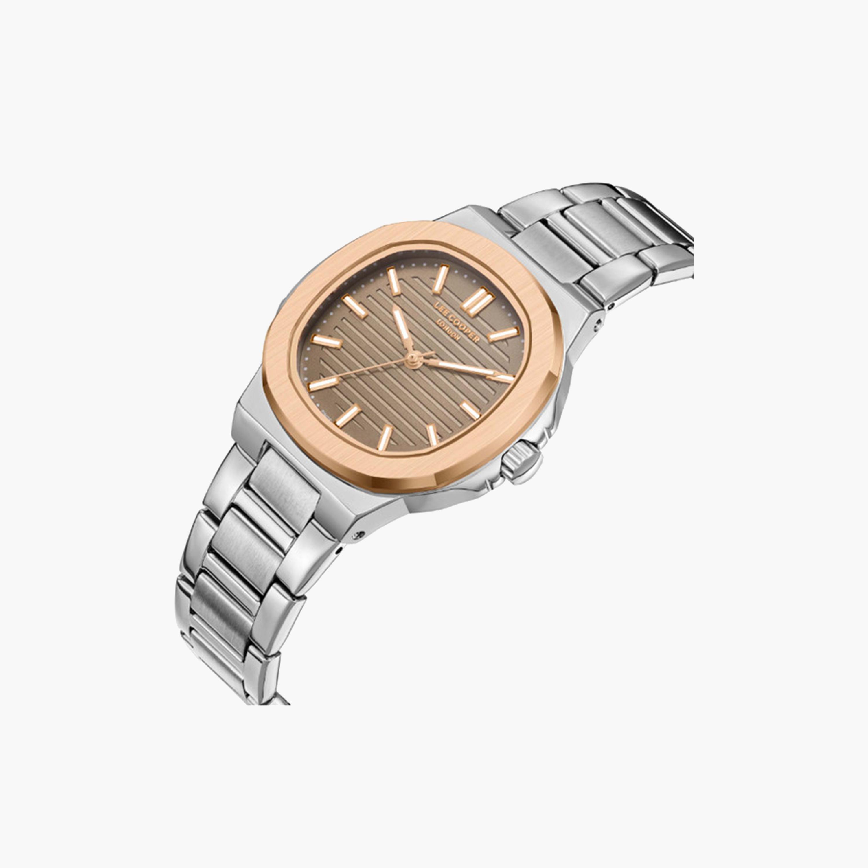 لي كوبر- ساعة تناظرية للنساء بسوار شبكي فضي مقاس 38 مم | LC08017.560-women-watchesandjewellery-watches-image-2