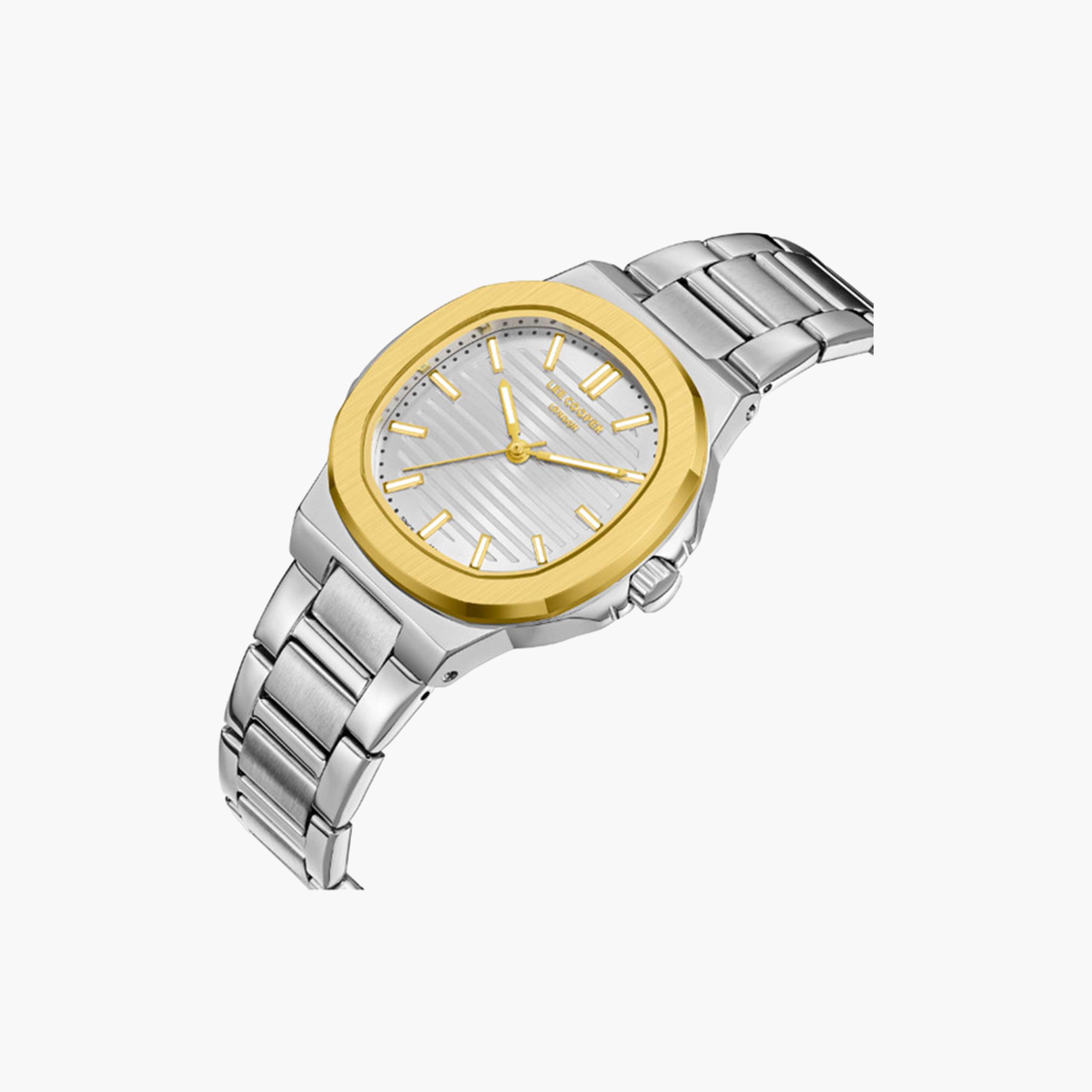 Lee Cooper Women's 38 MM Silver Analog Mesh Strap Watch | LC08017.230-women-watchesandjewellery-watches-image-2